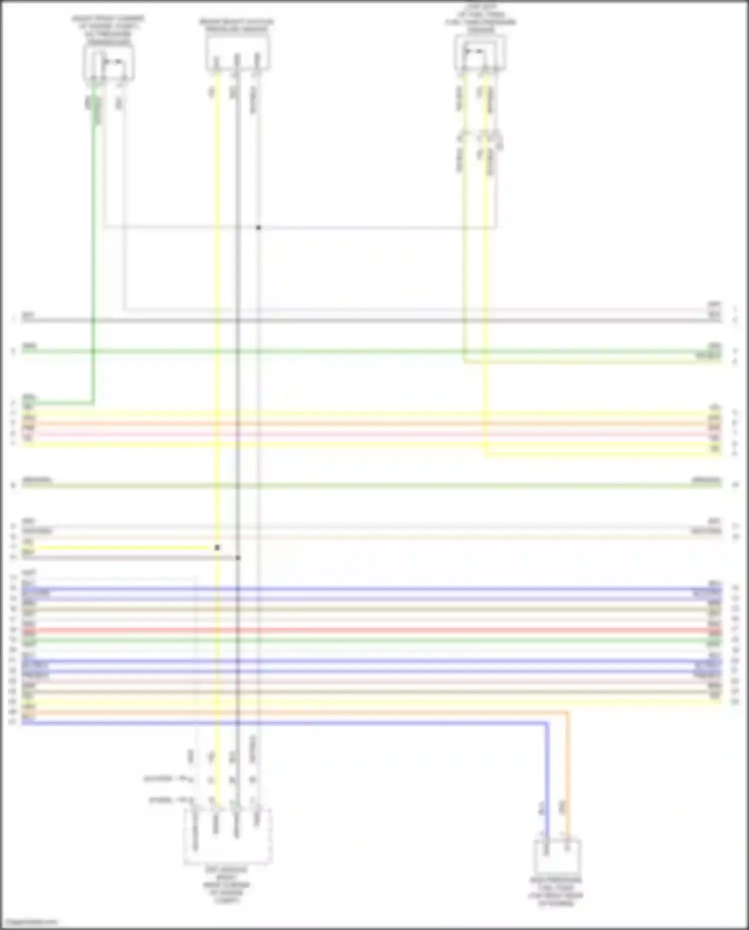 Sorento Kia IV (2020-2024): Wiring diagram engine performance 2.5l turbo, engine controls circuit (6 of 8)