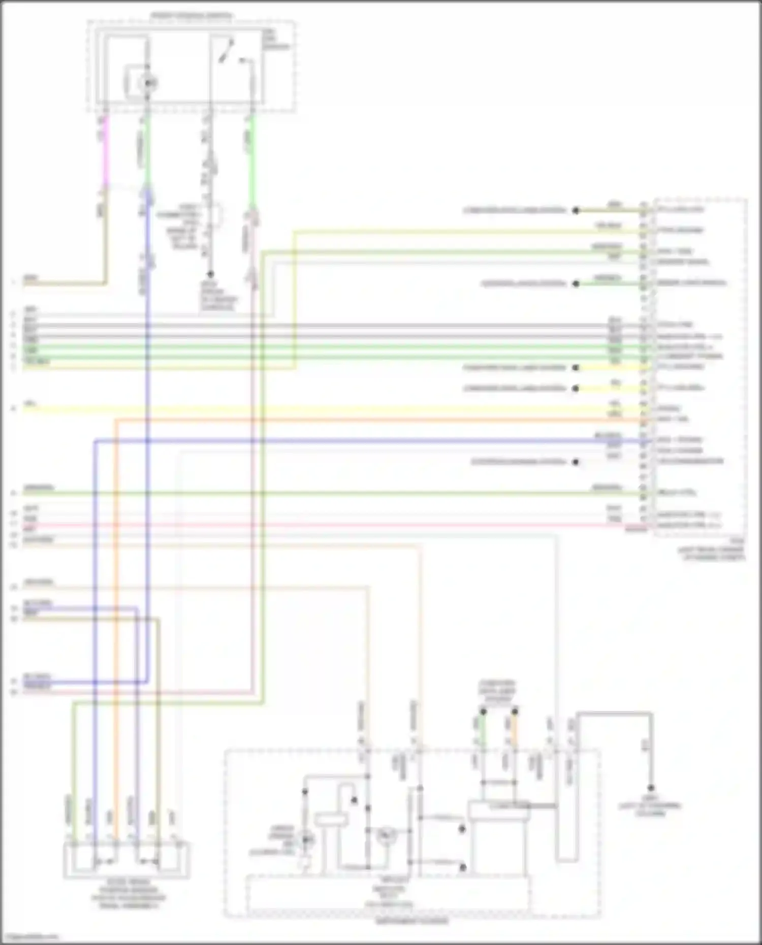 Sorento Kia IV (2020-2024): Wiring diagram engine performance 2.5l turbo, engine controls circuit (8 of 8)