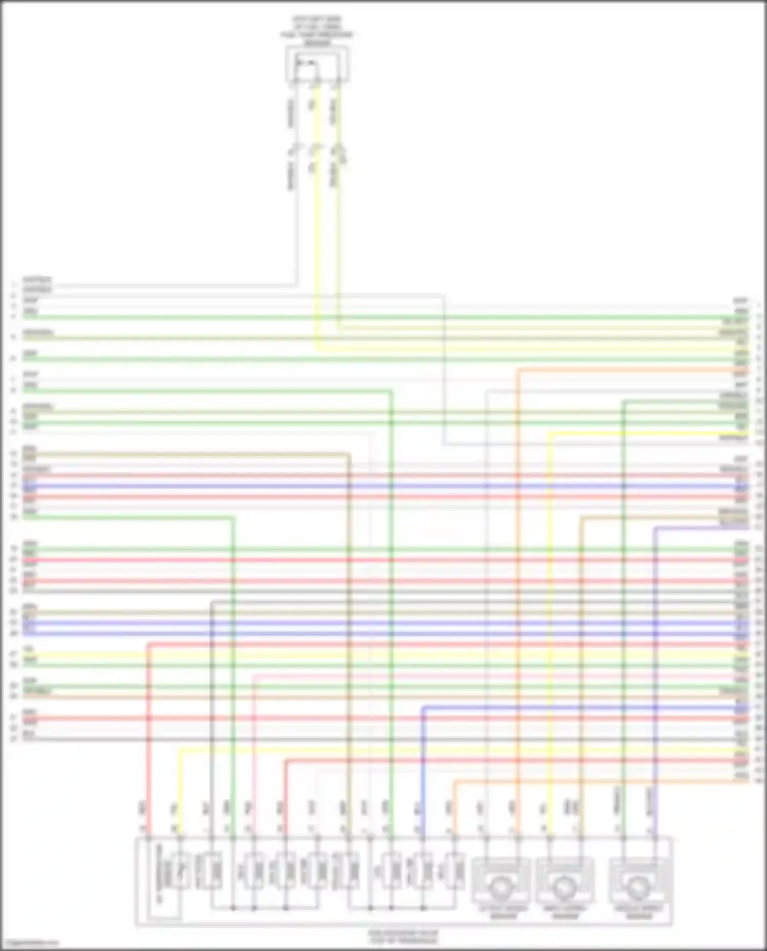 Sorento Kia IV (2020-2024): Wiring diagram engine performance 2.5l, engine controls circuit (3 of 8)
