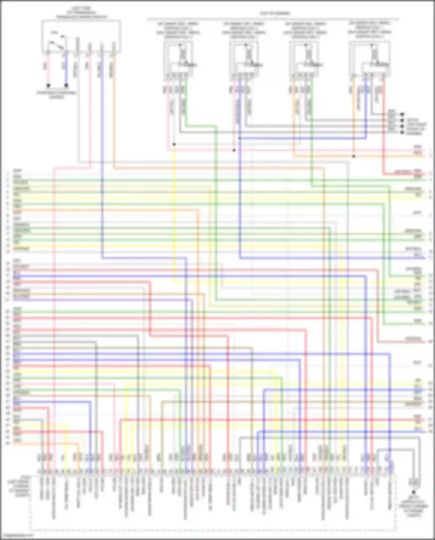 Sorento Kia IV (2020-2024): Wiring diagram engine performance 2.5l, engine controls circuit (4 of 8)