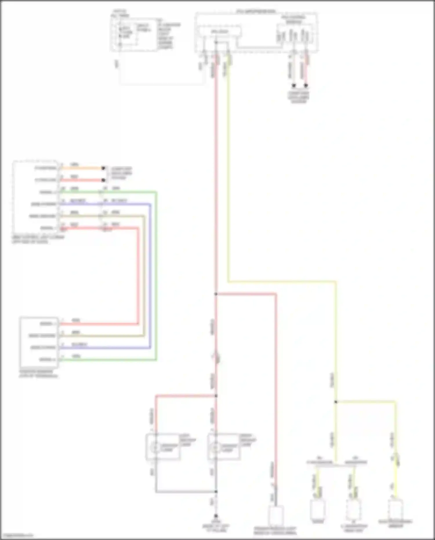 Sorento Kia IV (2020-2024): Backup lamps circuit, hybrid