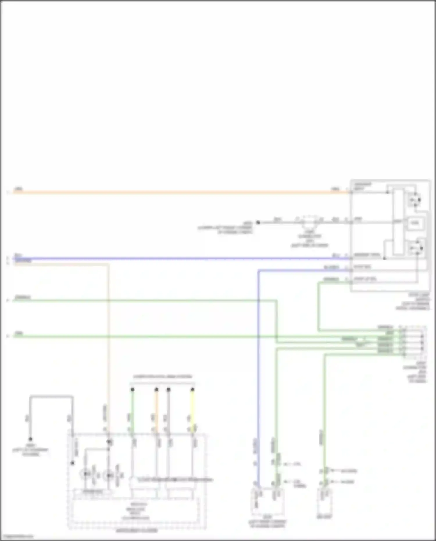 Sorento Kia IV (2020-2024): Exterior lamps circuit, except hybrid (4 of 4)