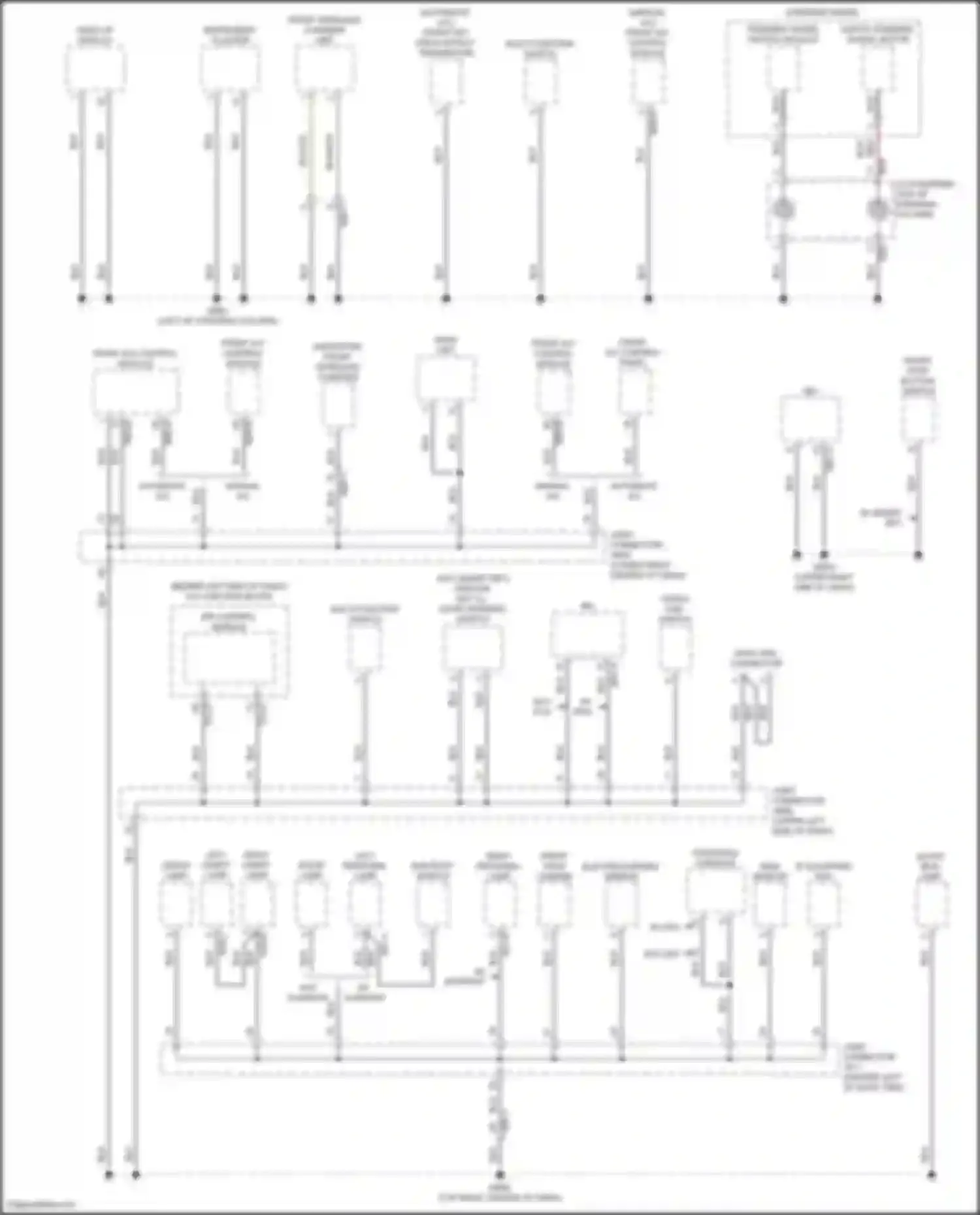 Sorento Kia IV (2020-2024): Ground distribution circuit, except hybrid (1 of 6)