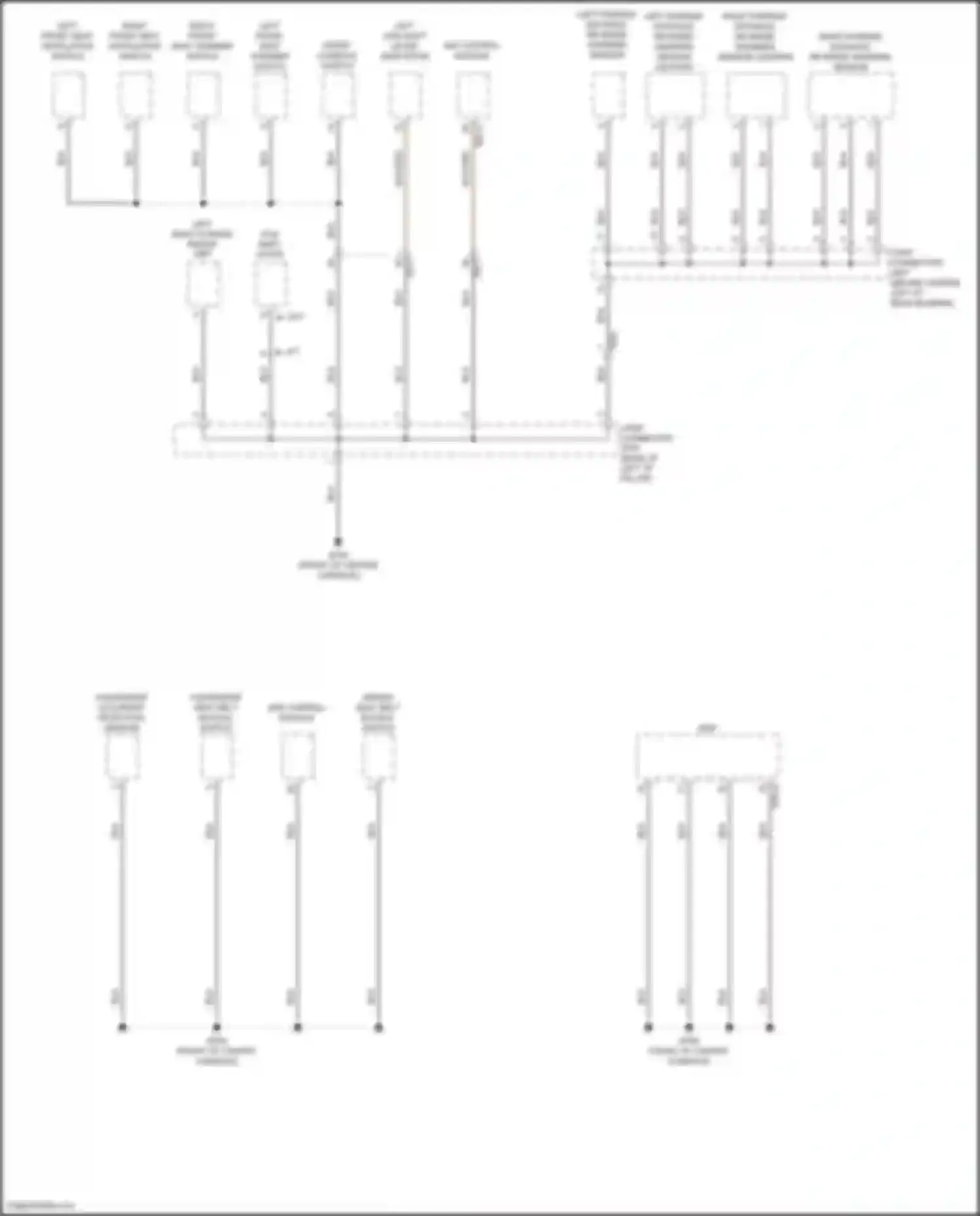 Sorento Kia IV (2020-2024): Ground distribution circuit, except hybrid (6 of 6)