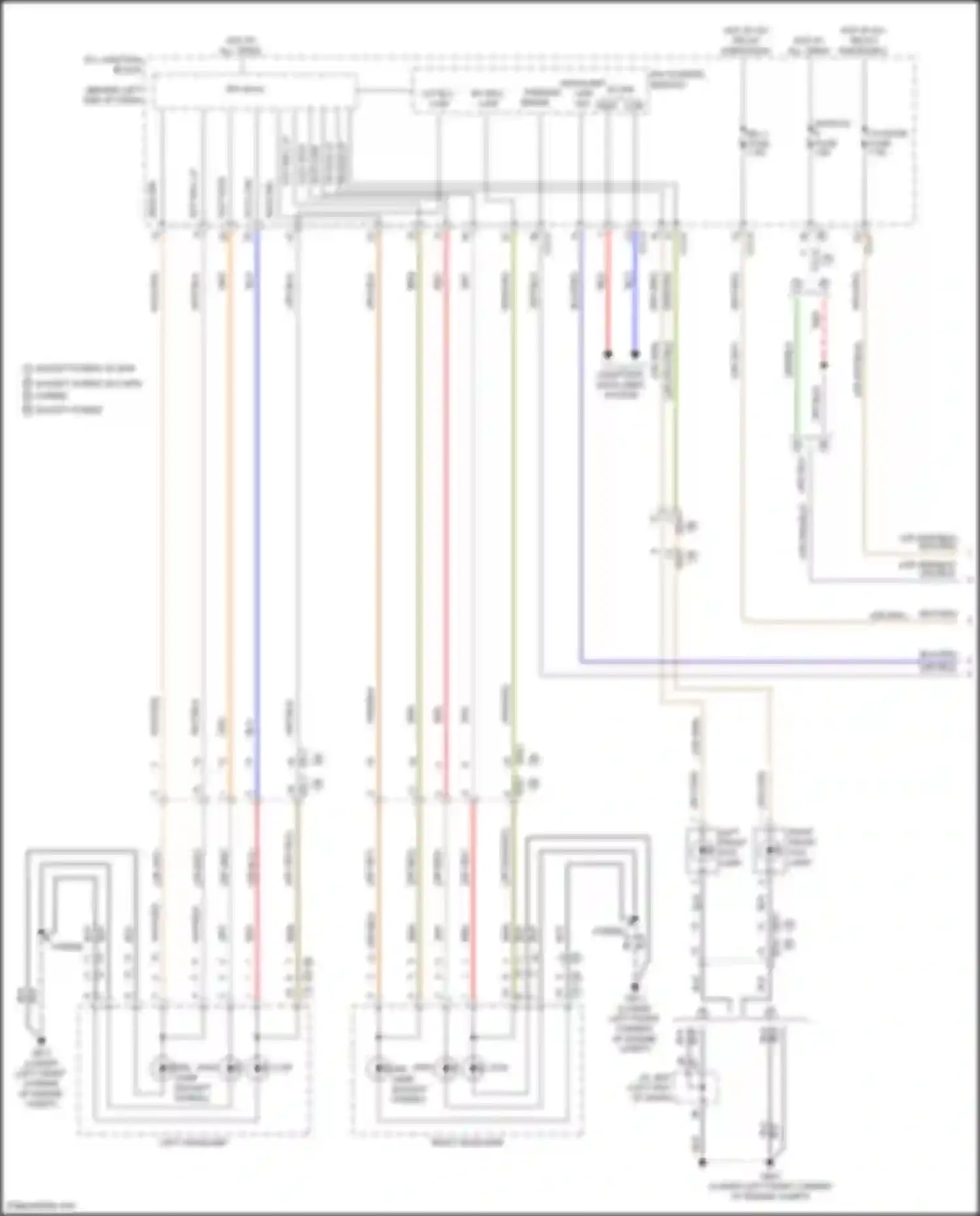 Sorento Kia IV (2020-2024): Autolamps circuit (1 of 2)