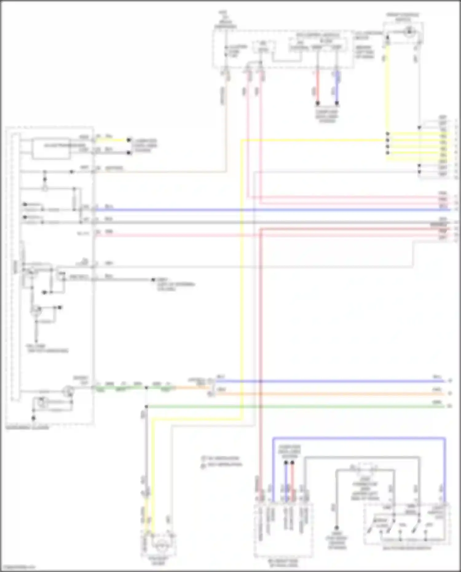 Sorento Kia IV (2020-2024): Instrument illumination circuit, except hybrid (1 of 3)