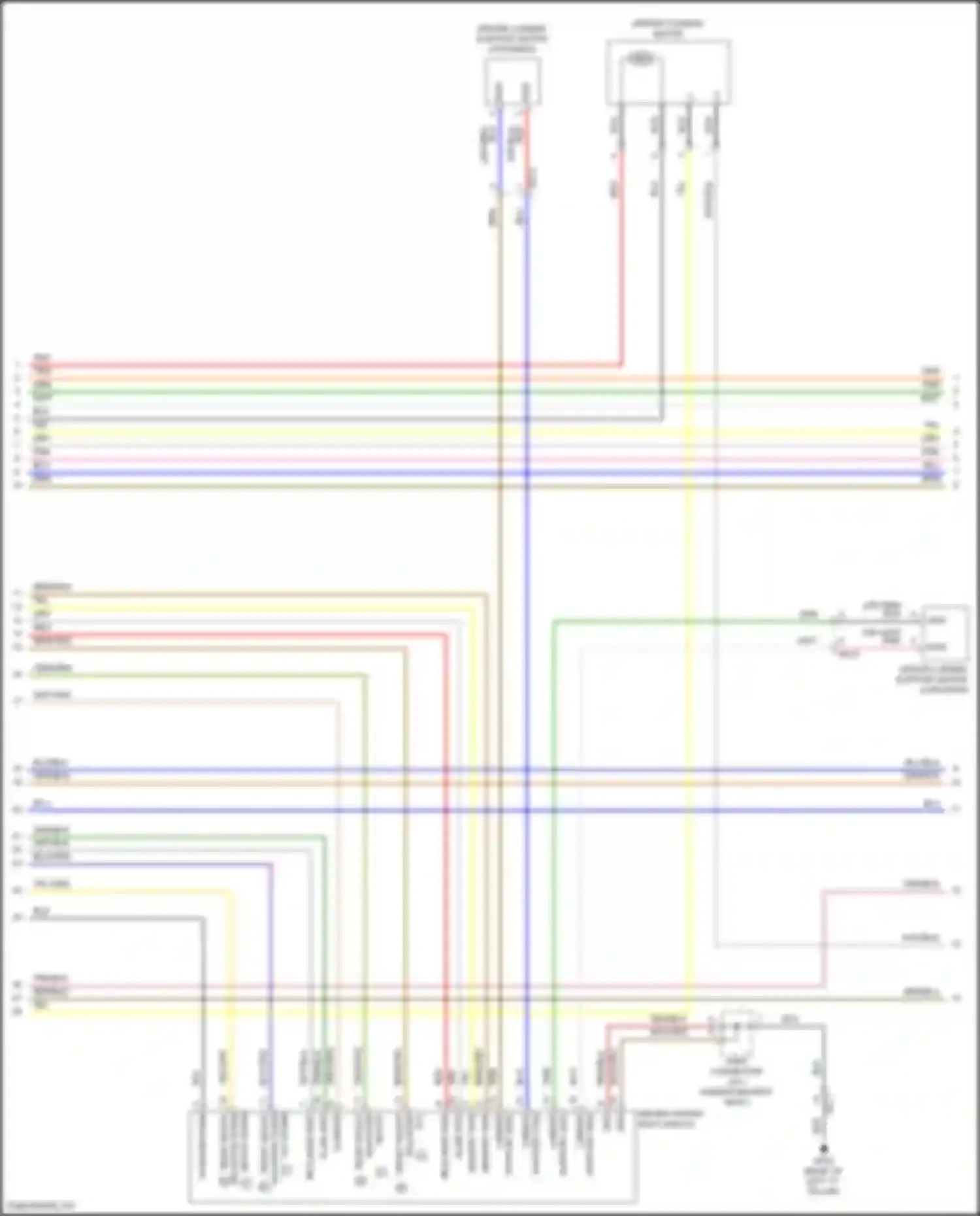 Sorento Kia IV (2020-2024): Memory seat circuit, 14-way (2 of 3)
