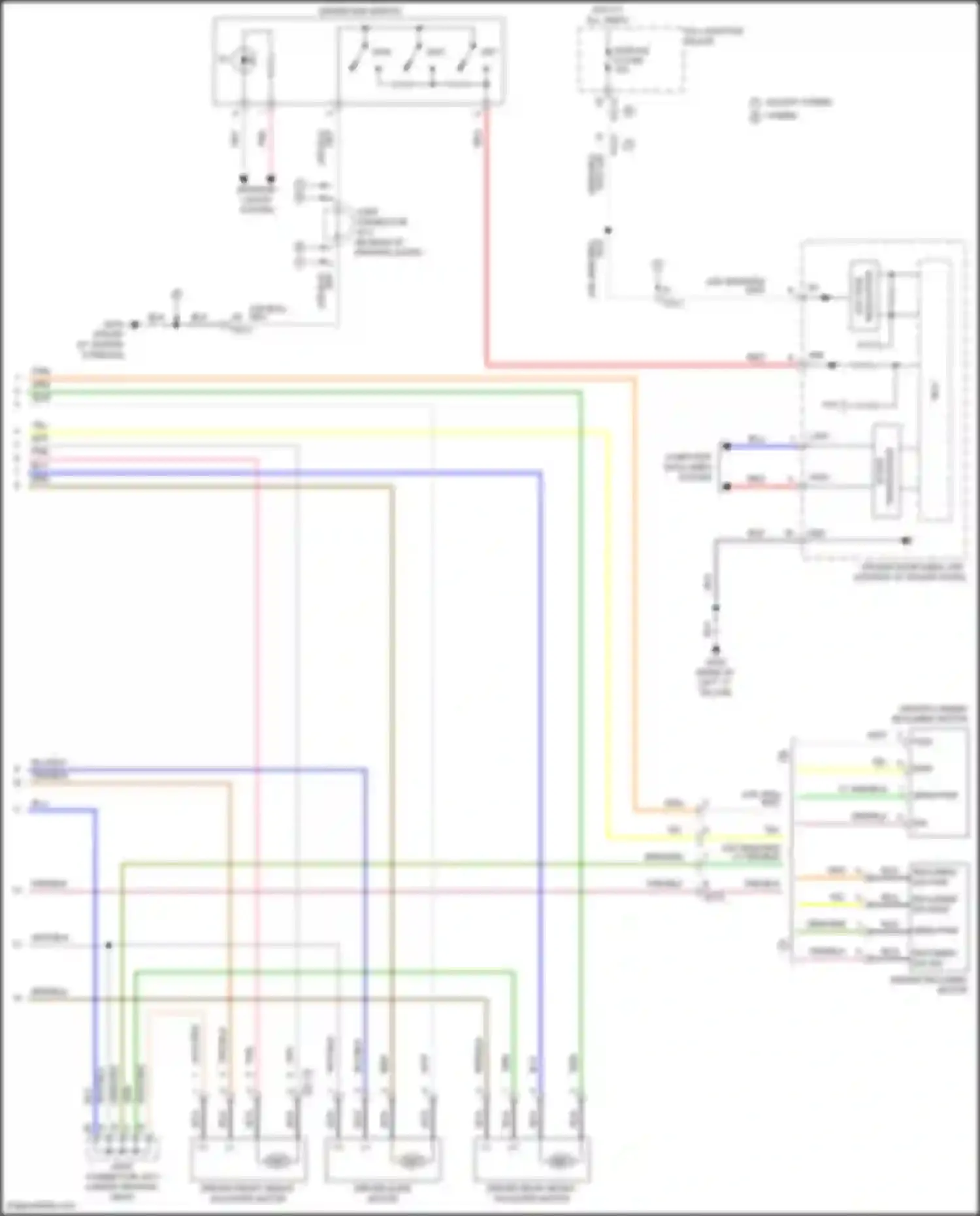 Sorento Kia IV (2020-2024): Memory seat circuit, 14-way (3 of 3)