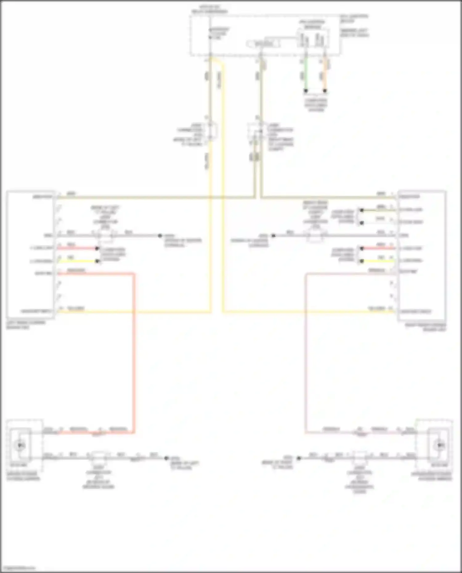 Sorento Kia IV (2020-2024): Blind spot information system circuit, except hybrid