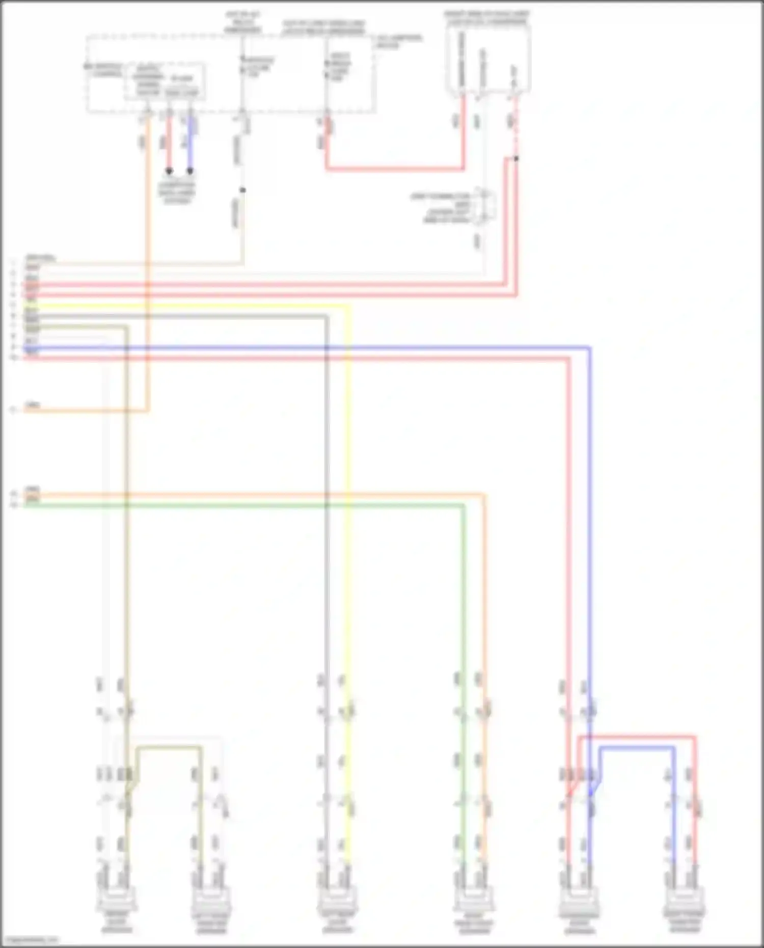 Sorento Kia IV (2020-2024): Navigation circuit, except hybrid w/o amplifier (4 of 4)