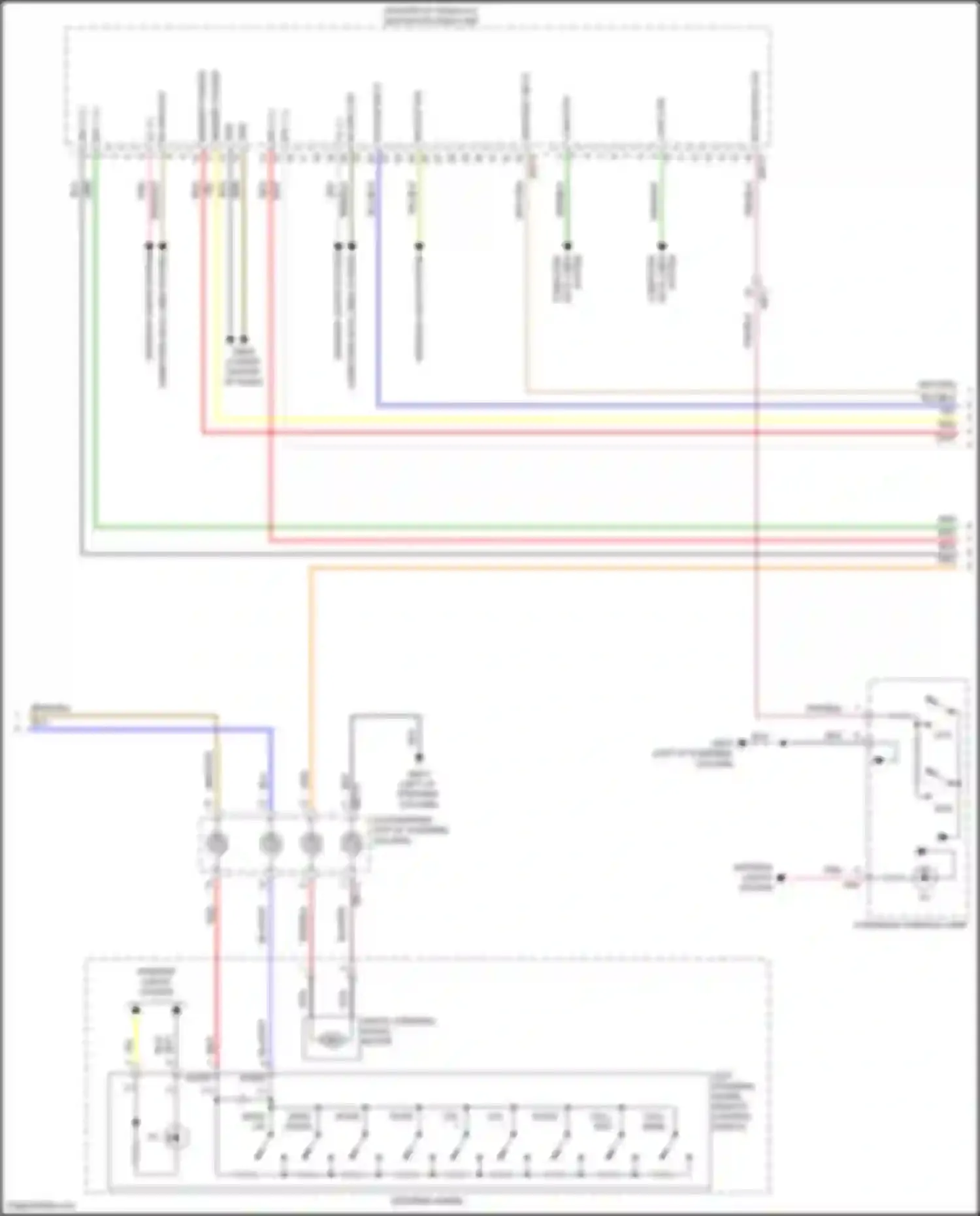 Sorento Kia IV (2020-2024): Navigation circuit, hybrid w/o amplifier (2 of 3)