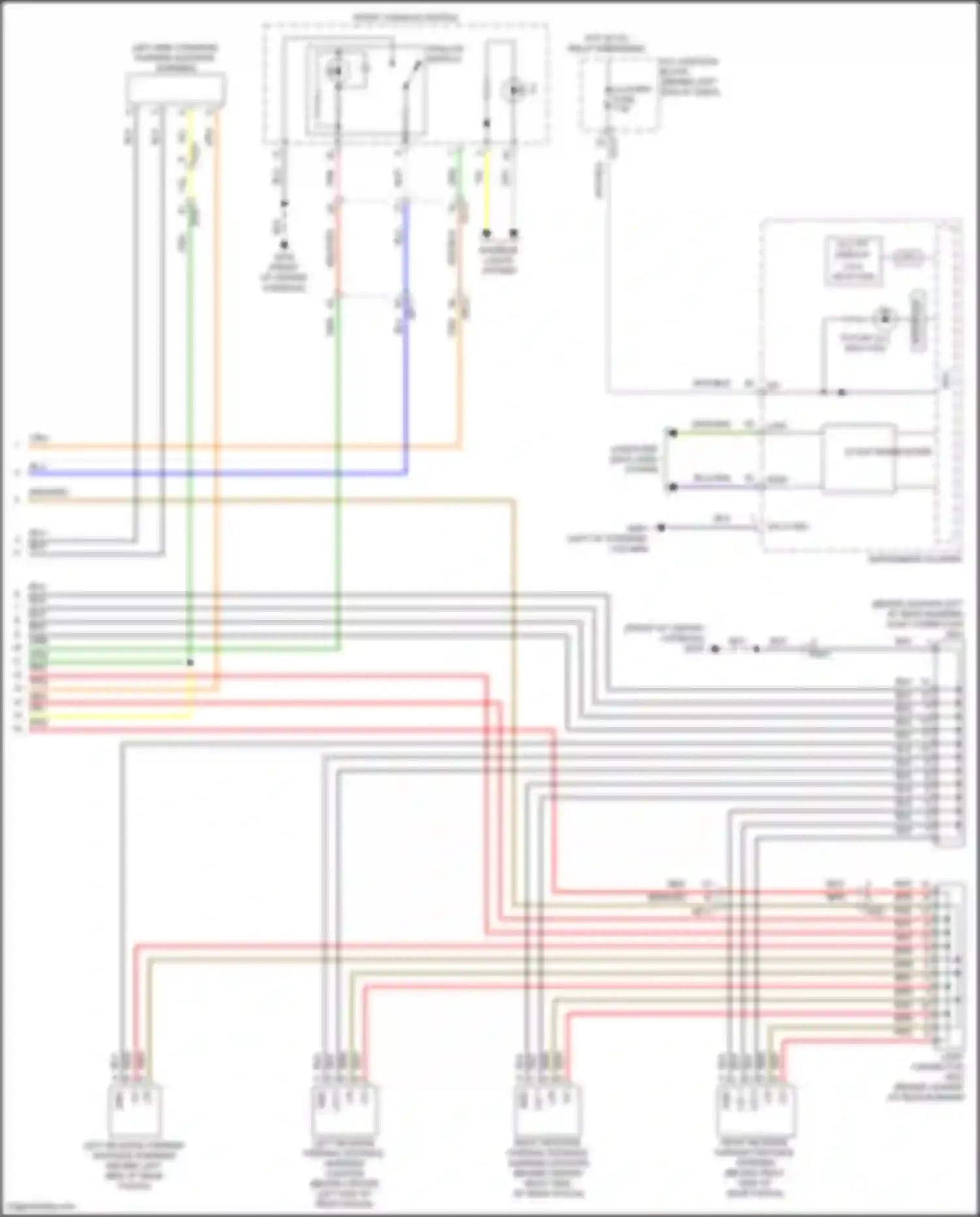Sorento Kia IV (2020-2024): Parking assistant circuit, hybrid w/ pca (3 of 3)