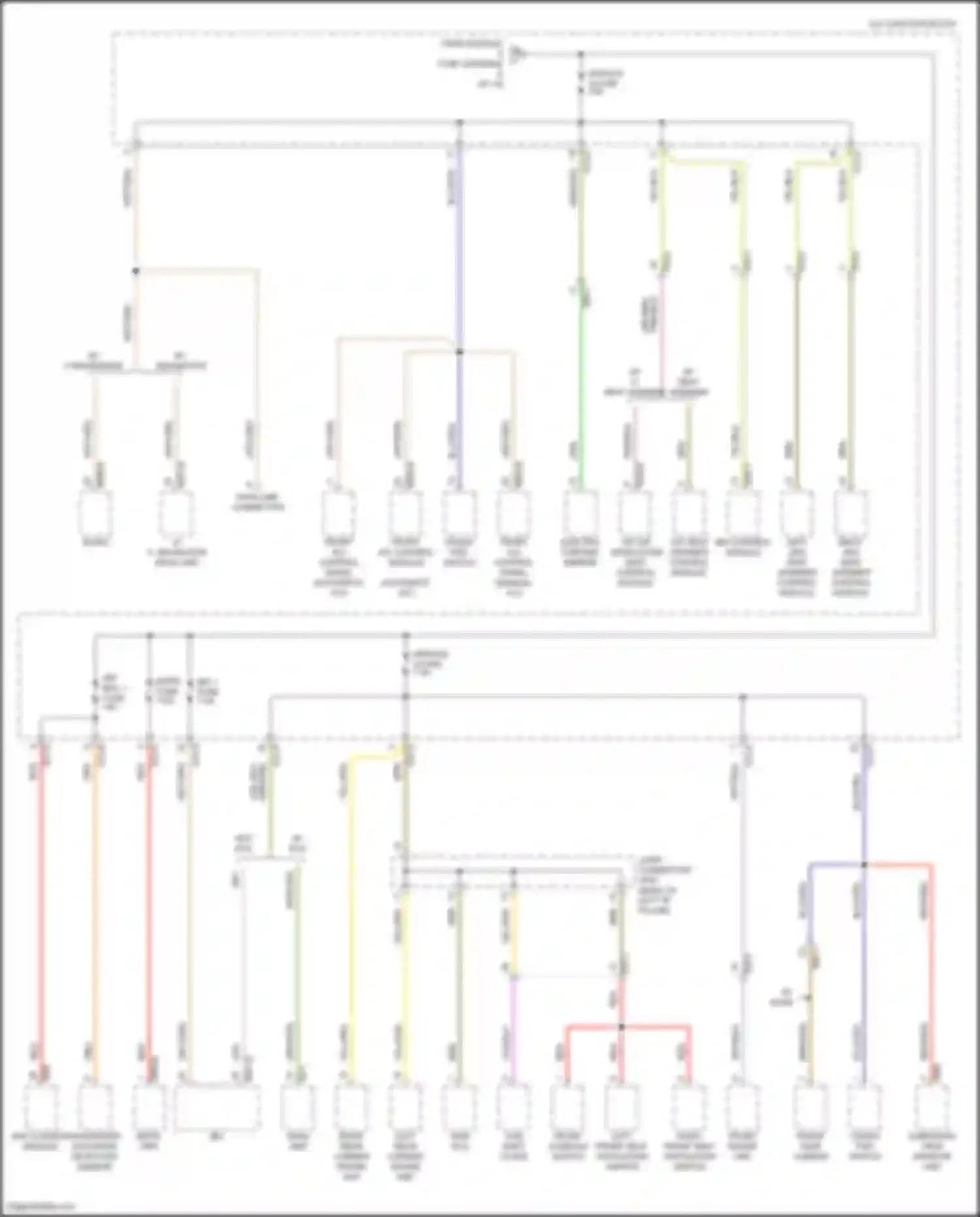 Sorento Kia IV (2020-2024): Power distribution circuit, except hybrid (10 of 10)