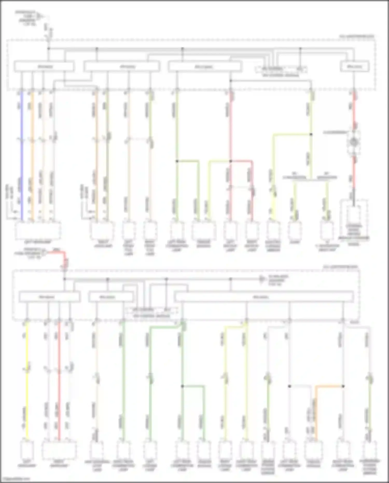 Sorento Kia IV (2020-2024): Power distribution circuit, except hybrid (6 of 10)