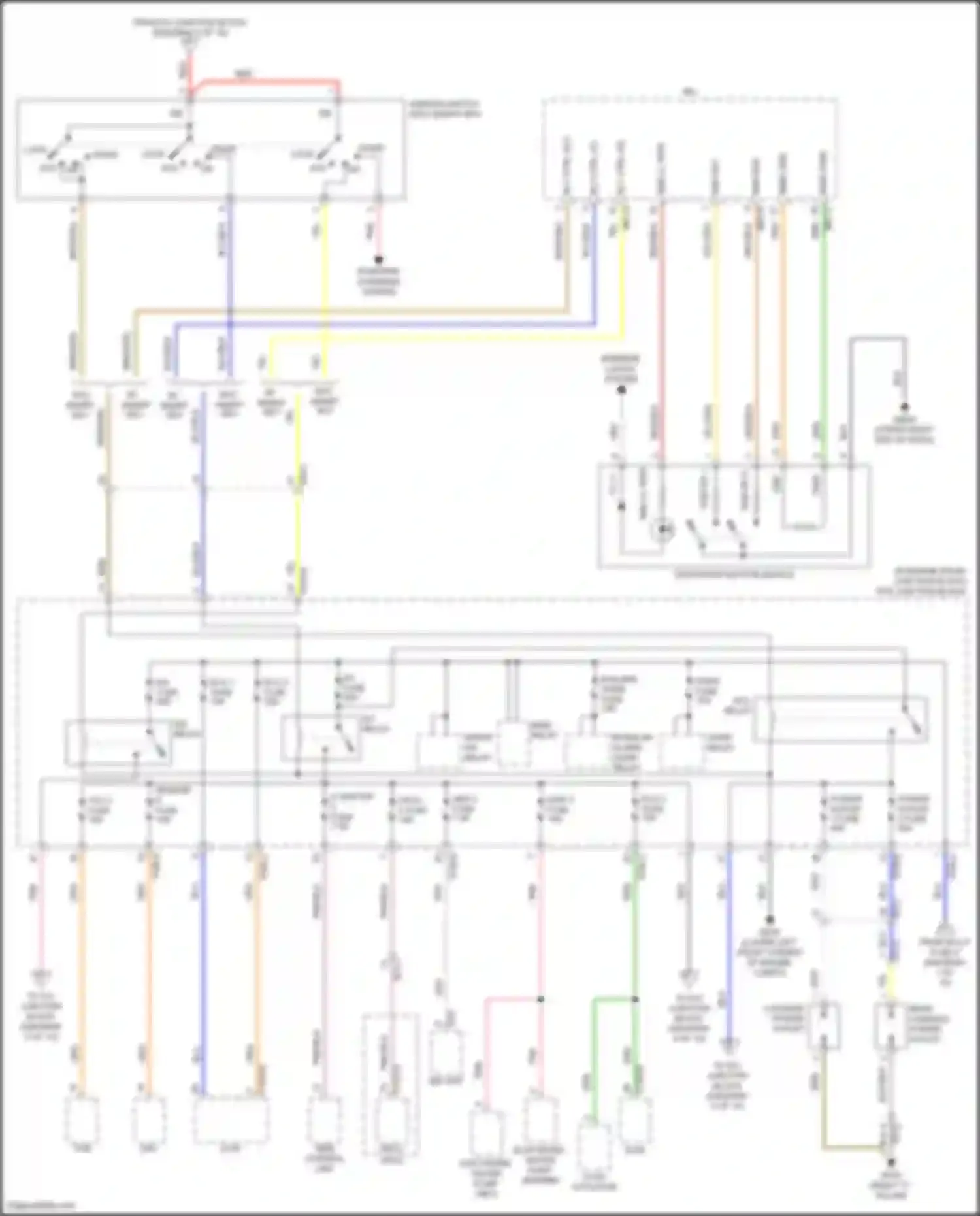Sorento Kia IV (2020-2024): Power distribution circuit, hybrid (2 of 10)