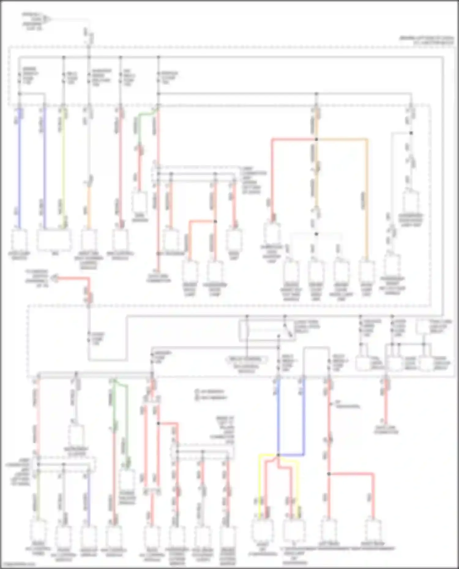 Sorento Kia IV (2020-2024): Power distribution circuit, hybrid (5 of 10)