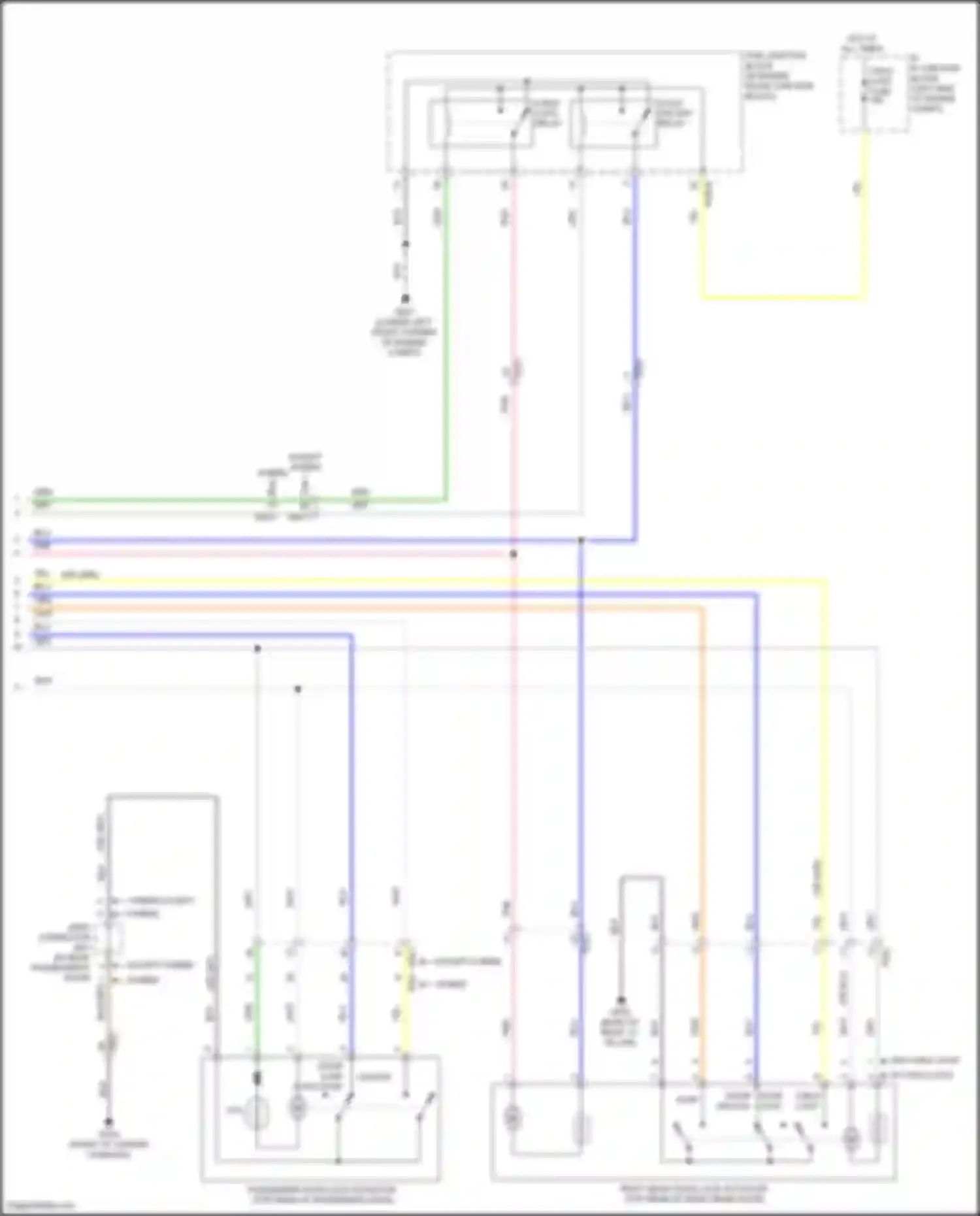 Sorento Kia IV (2020-2024): Power door locks circuit (3 of 3)