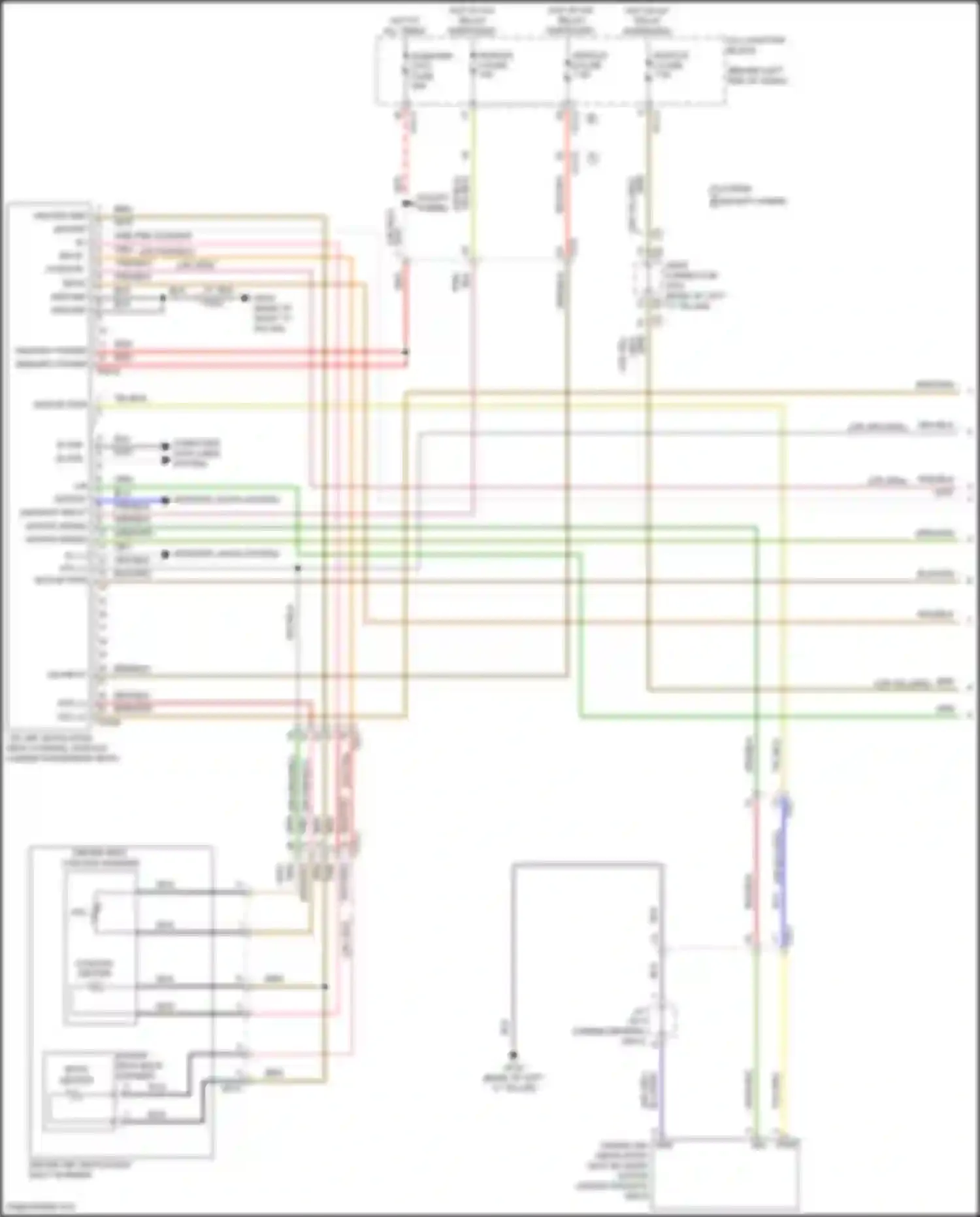 Sorento Kia IV (2020-2024): Seat ventilation circuit (1 of 2)