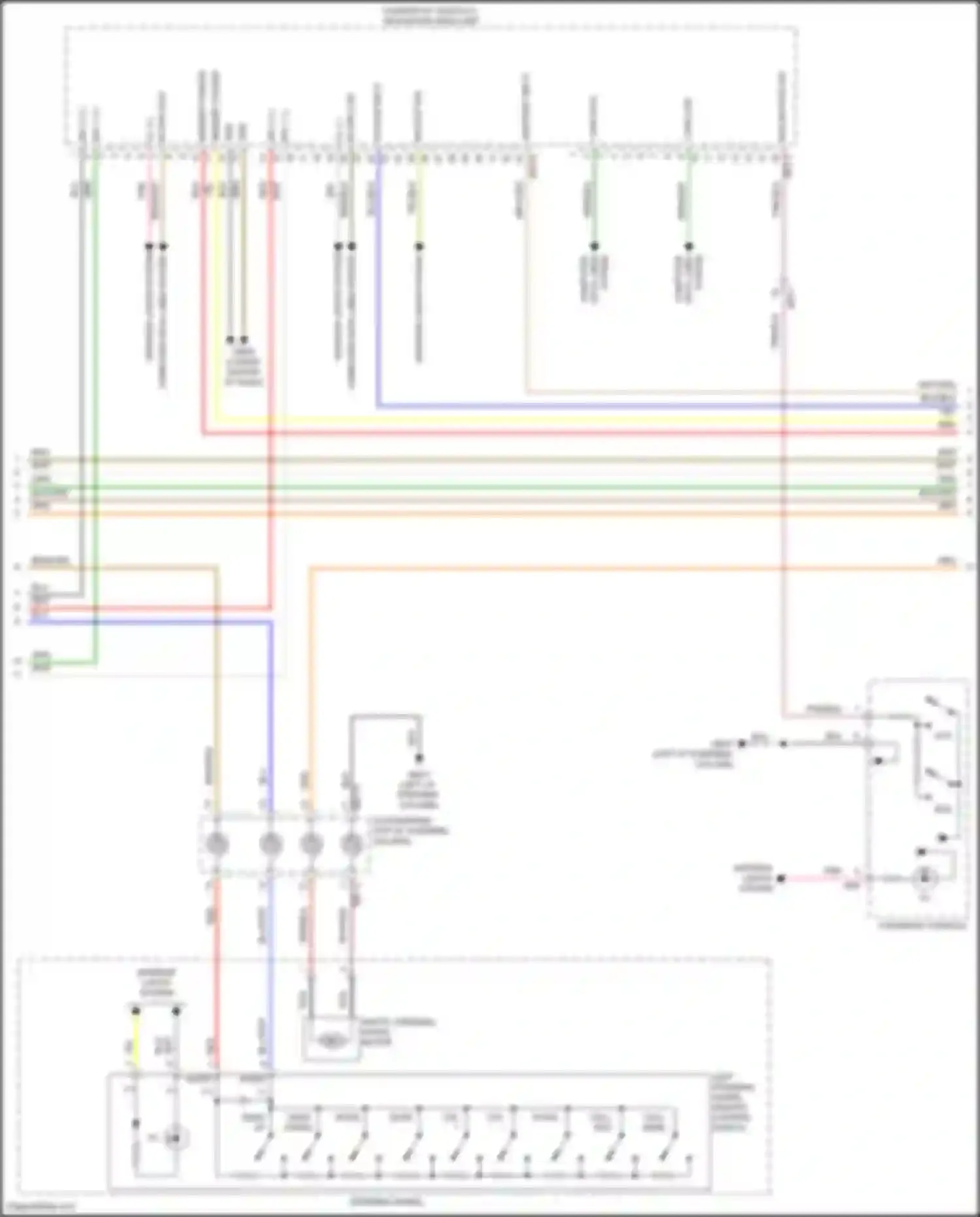 Sorento Kia IV (2020-2024): Radio circuit, hybrid w/ navigation & amplifier (2 of 4)