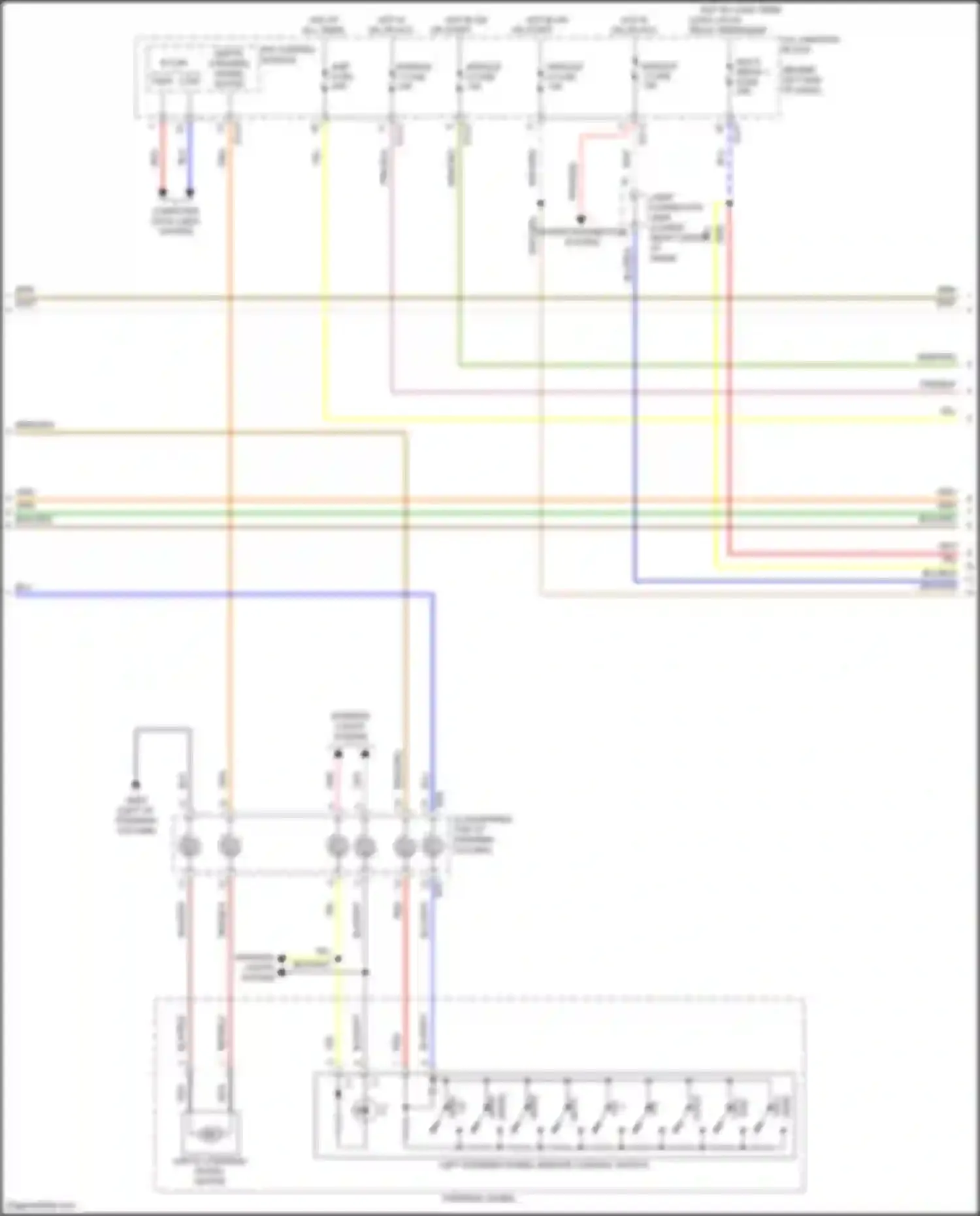 Sorento Kia IV (2020-2024): Radio circuit, hybrid w/o navigation w/ amplifier (2 of 5)