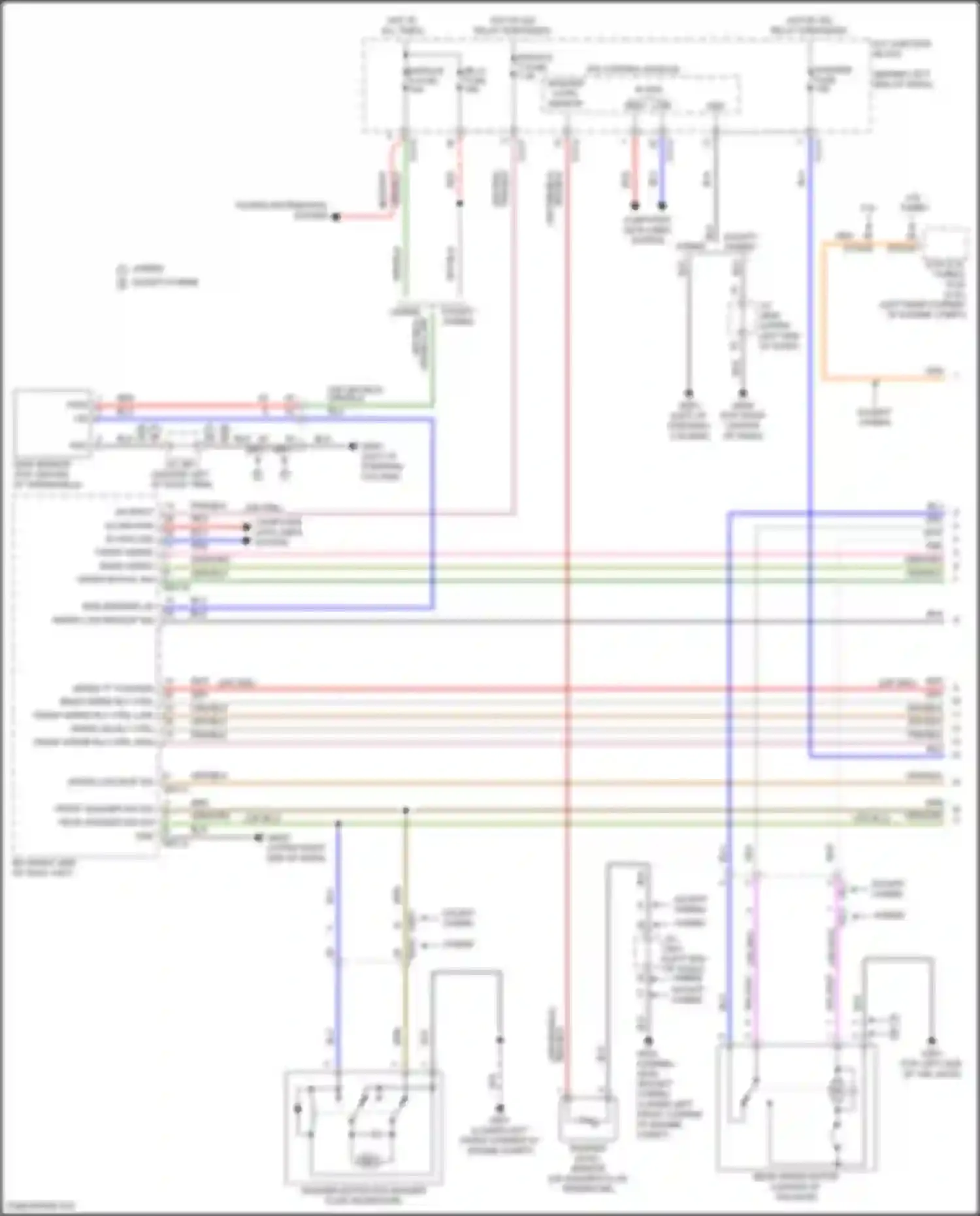 Sorento Kia IV (2020-2024): Wiper/washer circuit (1 of 2)
