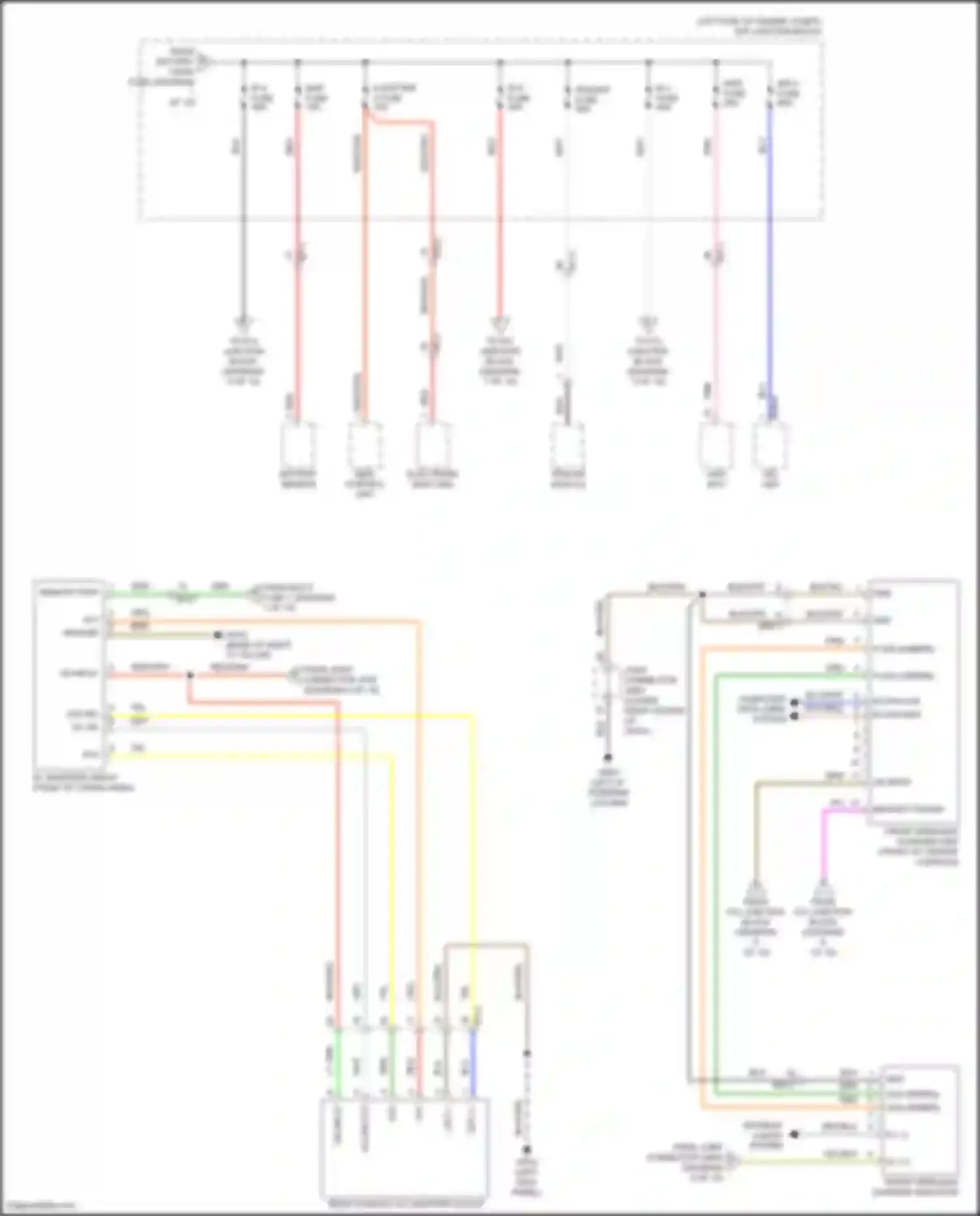 Wiring diagram a/c on sw for Kia Sorento IV (2020-2024) (2 of 2)