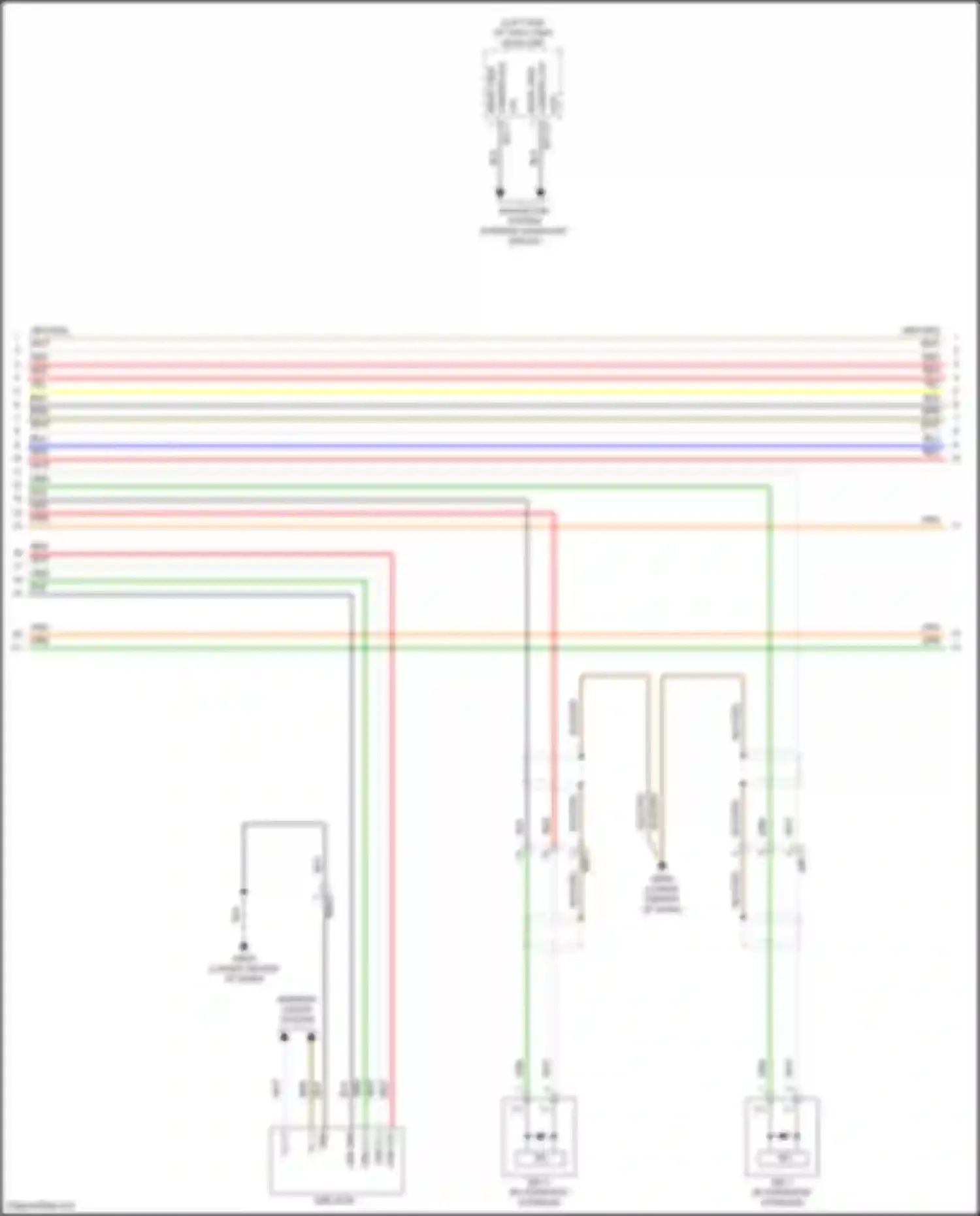 Wiring diagram adas unit for Kia Sorento IV (2020-2024) (6 of 20)