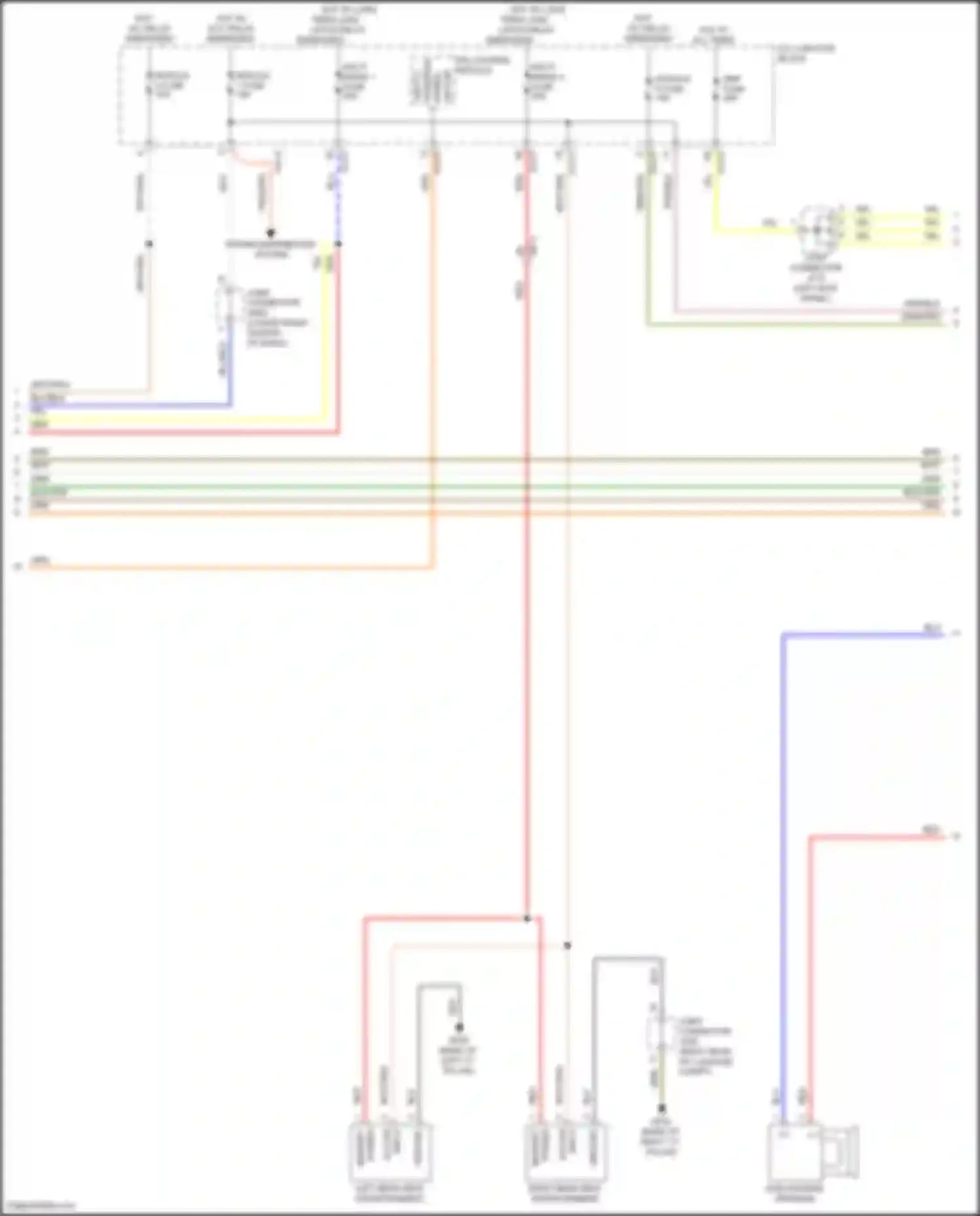 Wiring diagram amp fuse for Kia Sorento IV (2020-2024) (1 of 5)
