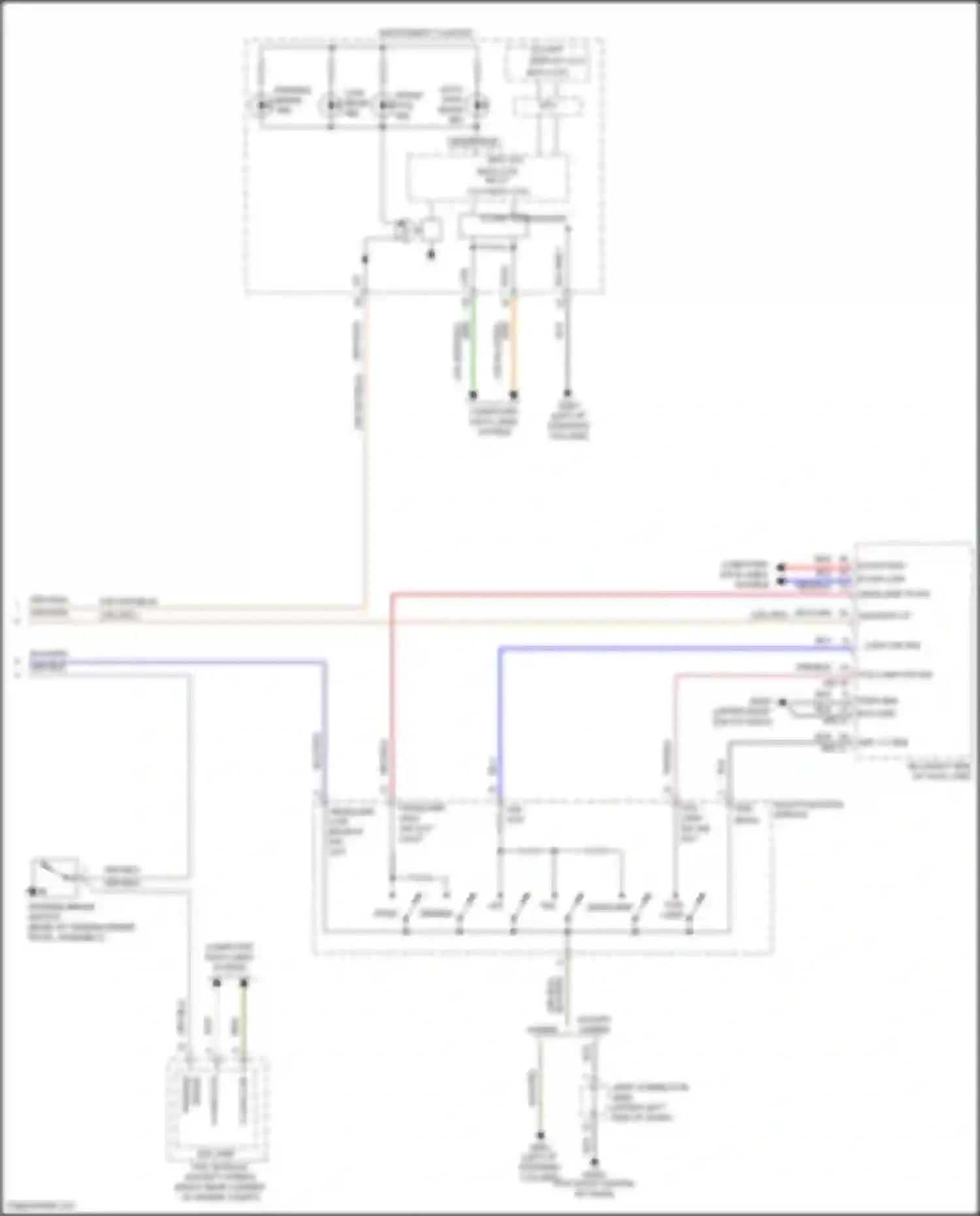 Wiring diagram auto high beam ind for Kia Sorento IV (2020-2024) (2 of 4)