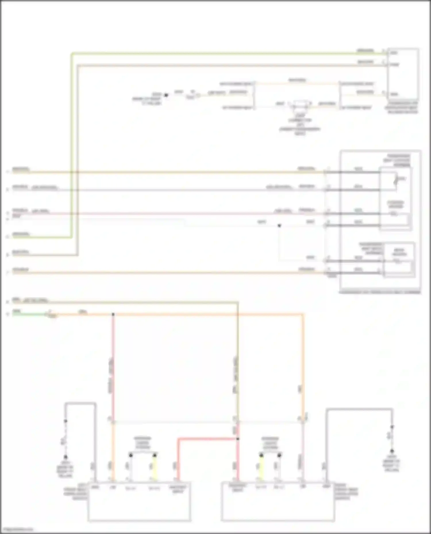 Wiring diagram back heater for Kia Sorento IV (2020-2024) (3 of 3)