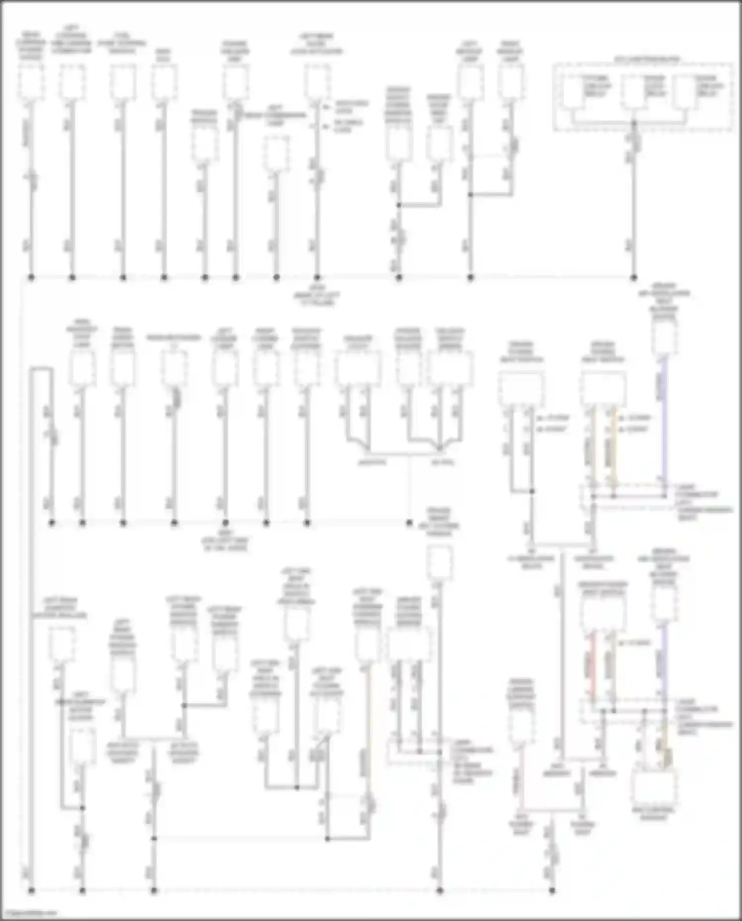 Wiring diagram blk/org for Kia Sorento IV (2020-2024) (72 of 106)