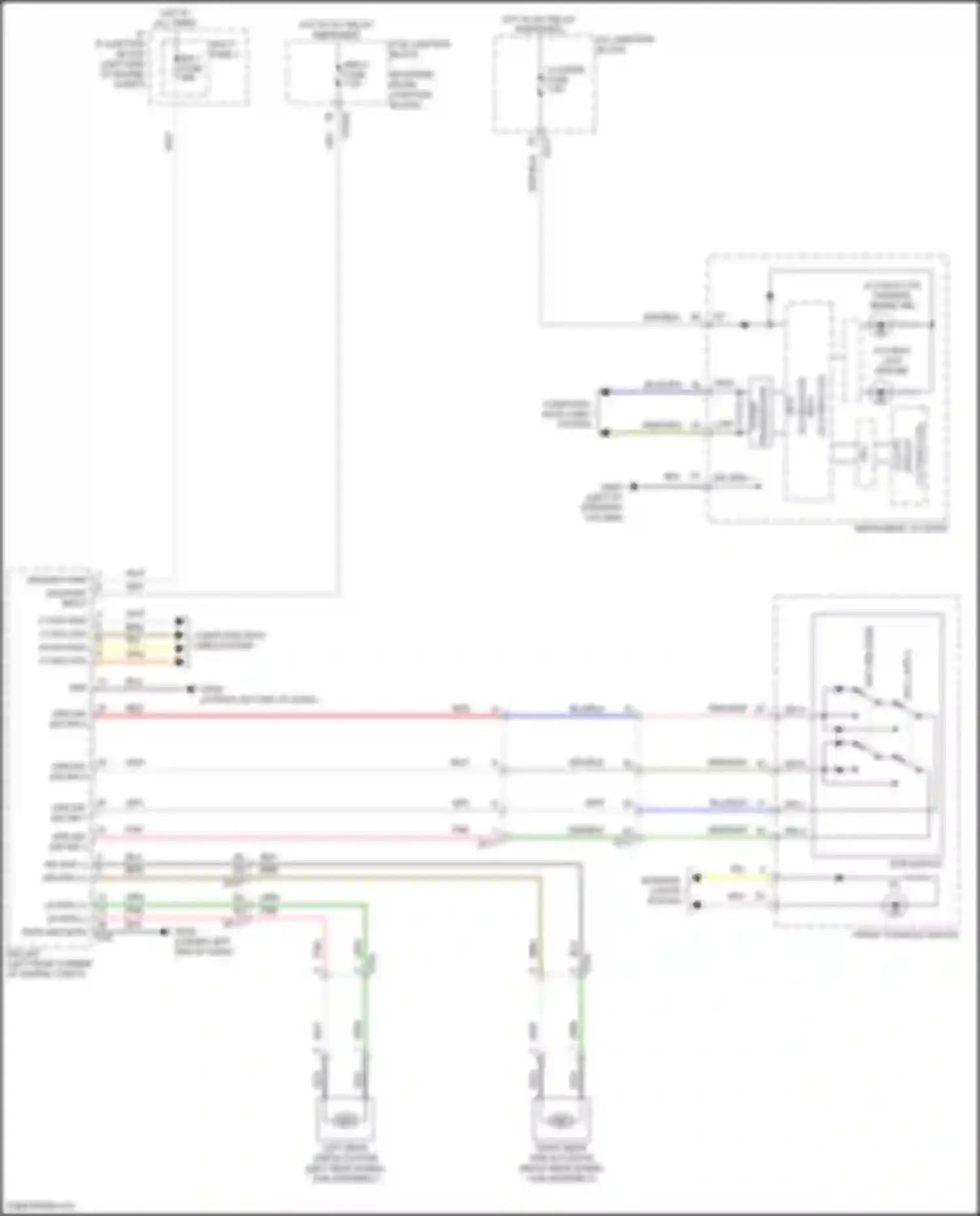 Wiring diagram blu/org for Kia Sorento IV (2020-2024) (49 of 102)