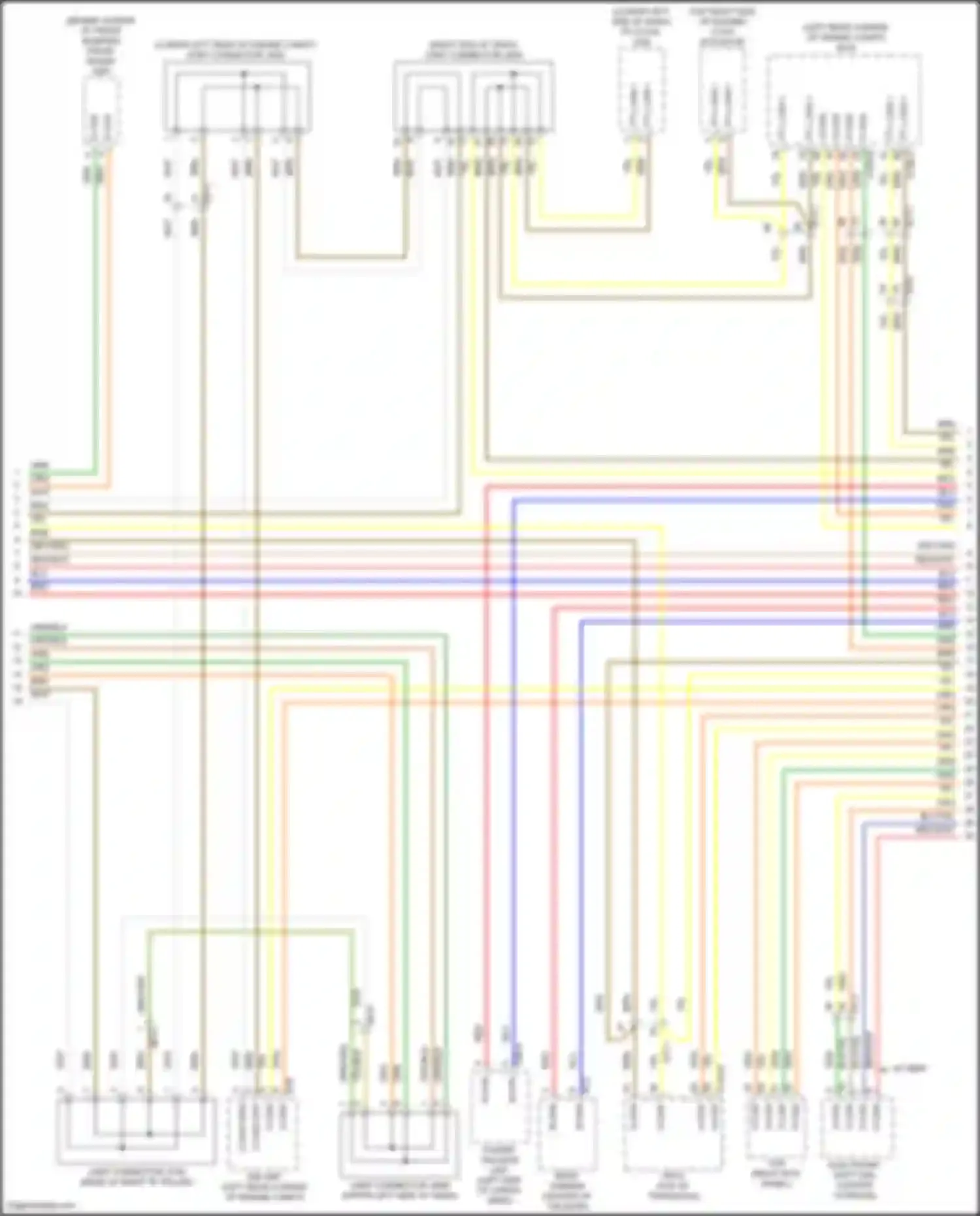 Wiring diagram c-can low for Kia Sorento IV (2020-2024) (3 of 14)