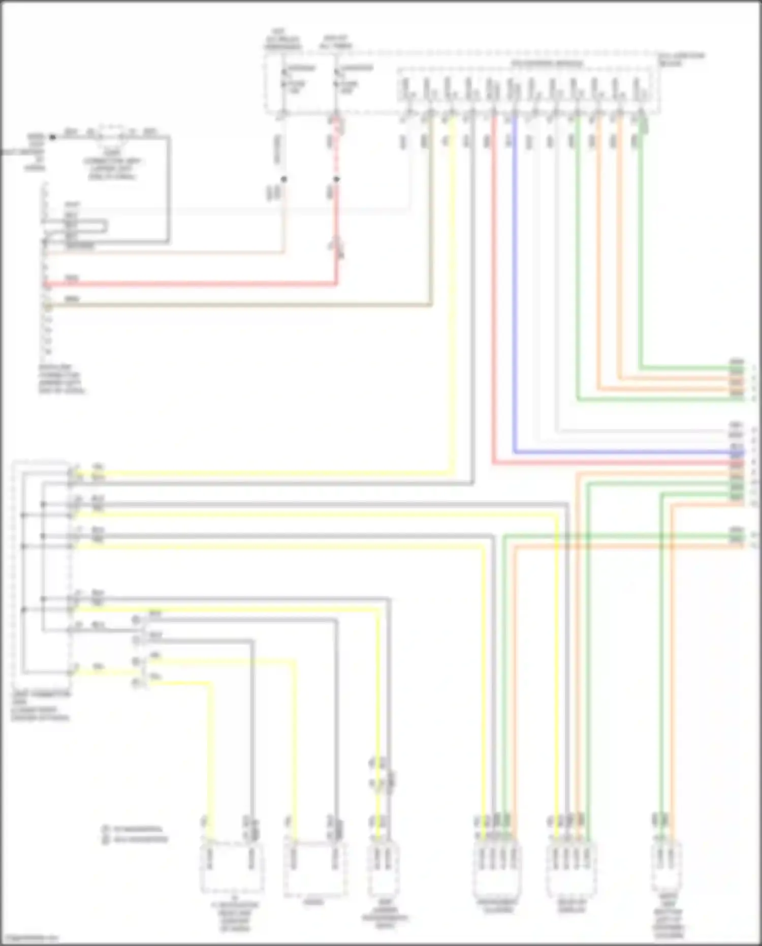 Wiring diagram c-can for Kia Sorento IV (2020-2024) (4 of 10)
