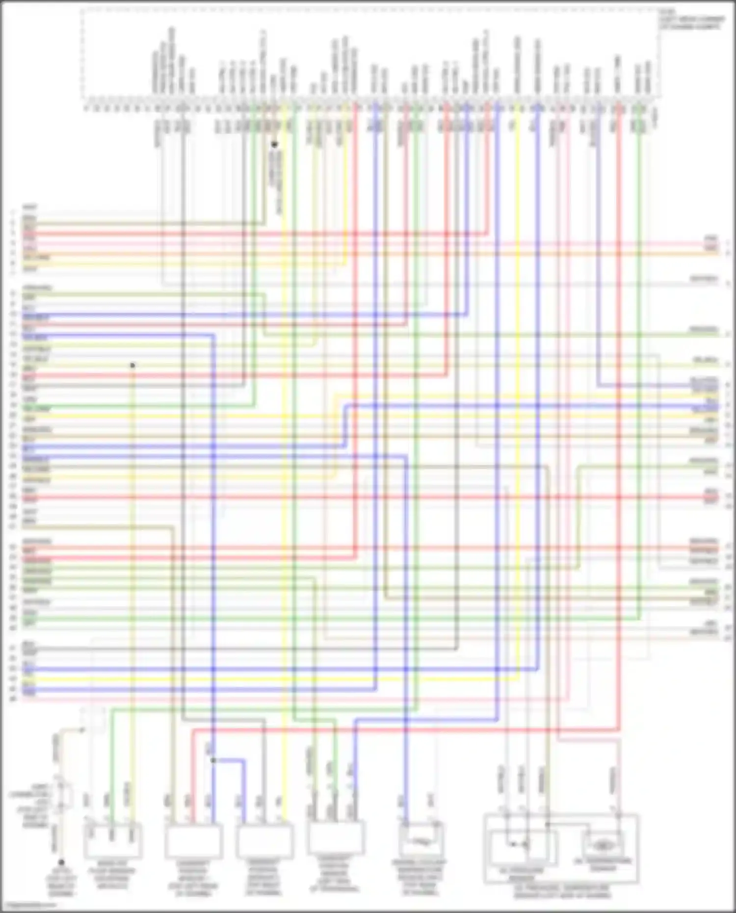 Wiring diagram camshaft position sensor 2 for Kia Sorento IV (2020-2024) (1 of 1)