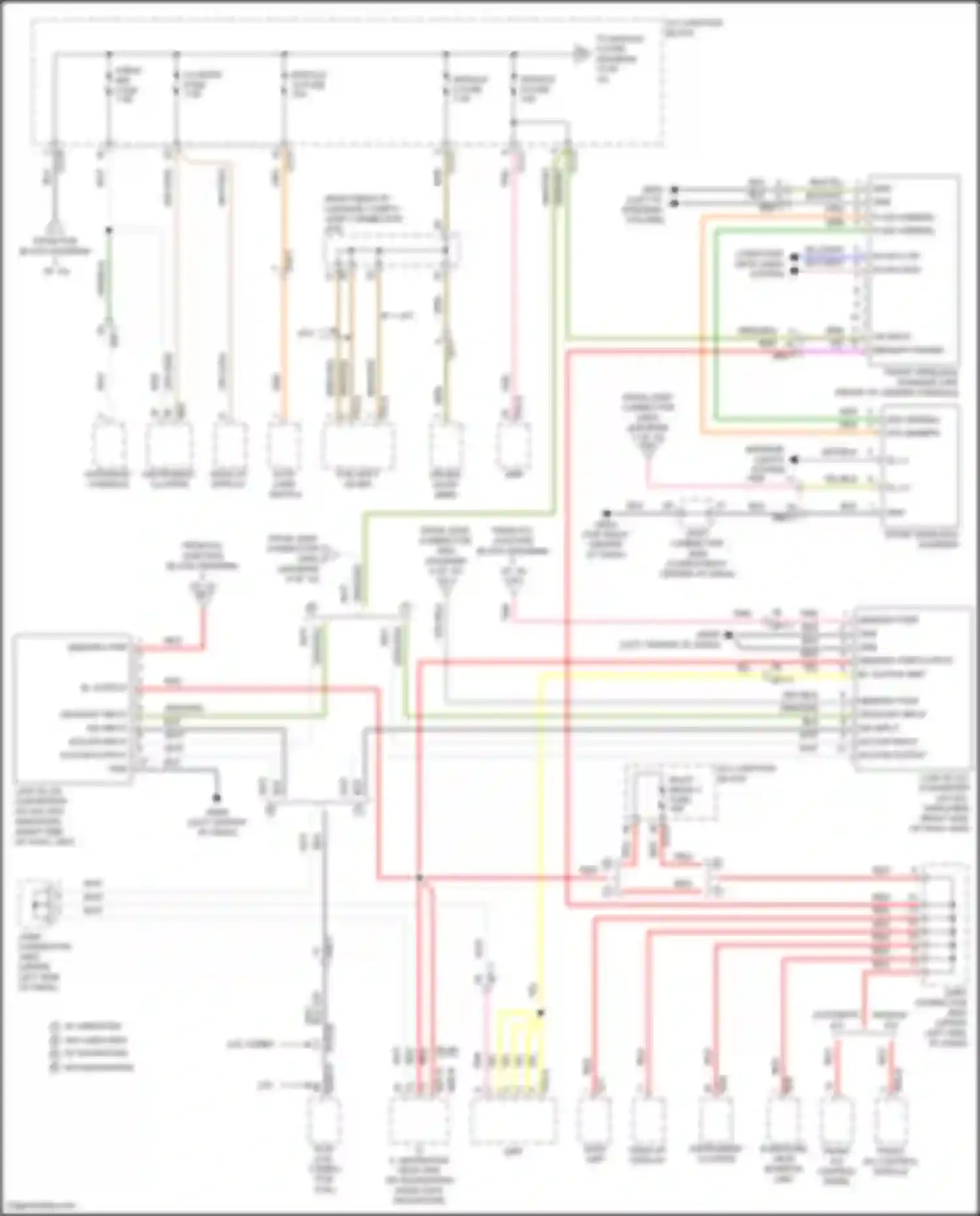 Wiring diagram cluster fuse for Kia Sorento IV (2020-2024) (25 of 44)