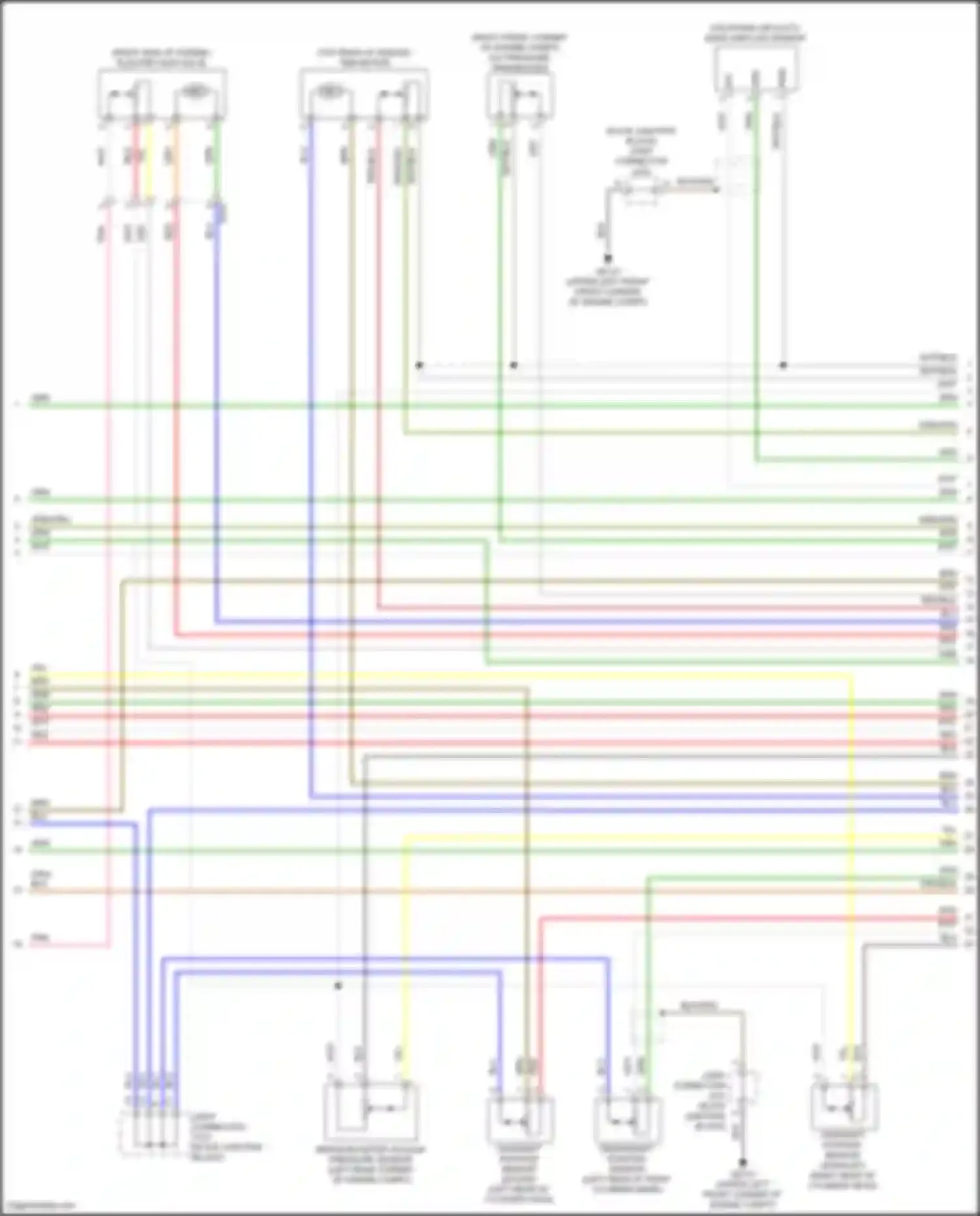 Wiring diagram crankshaft position sensor for Kia Sorento IV (2020-2024) (1 of 2)