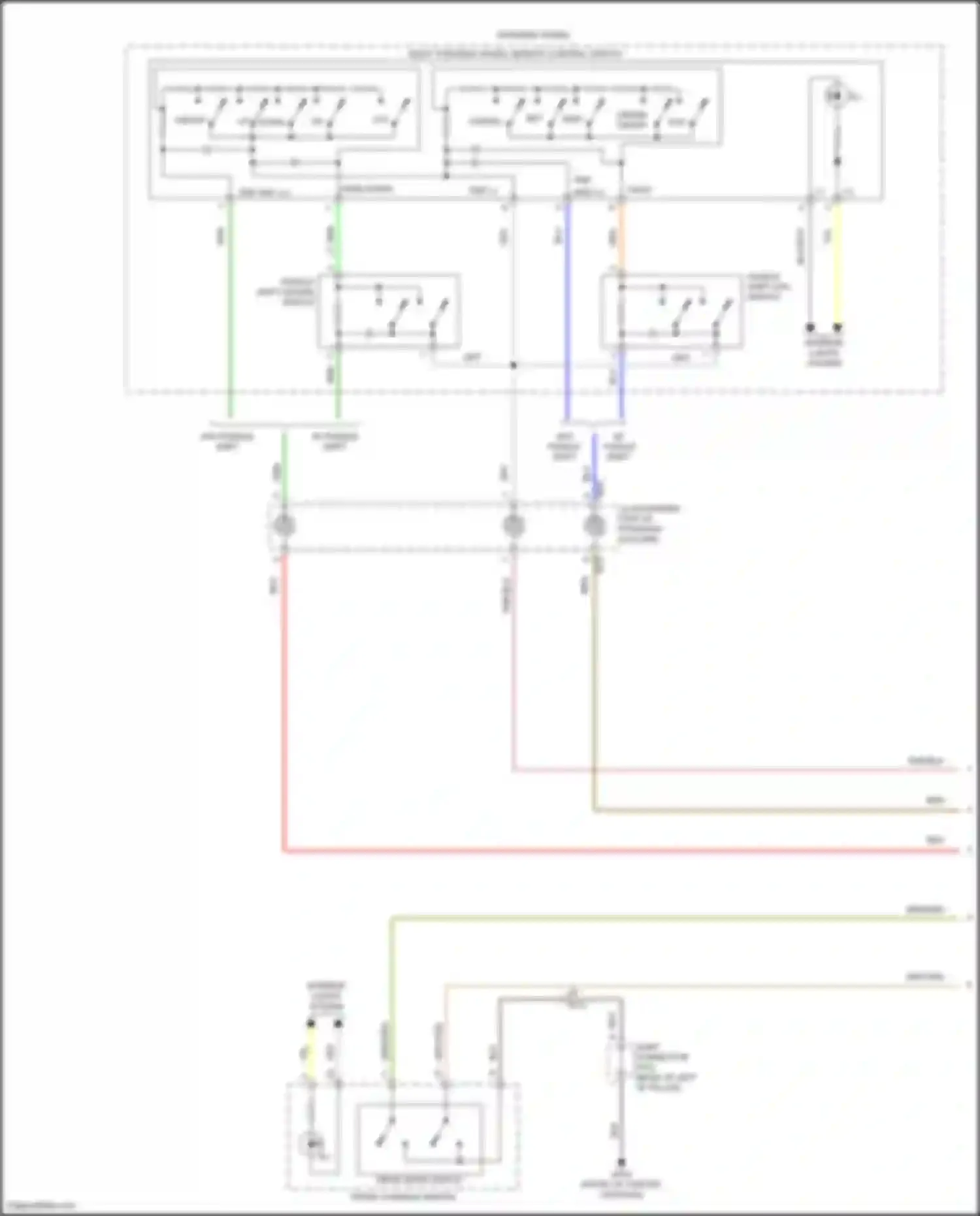 Wiring diagram cruise on/off for Kia Sorento IV (2020-2024) (2 of 3)