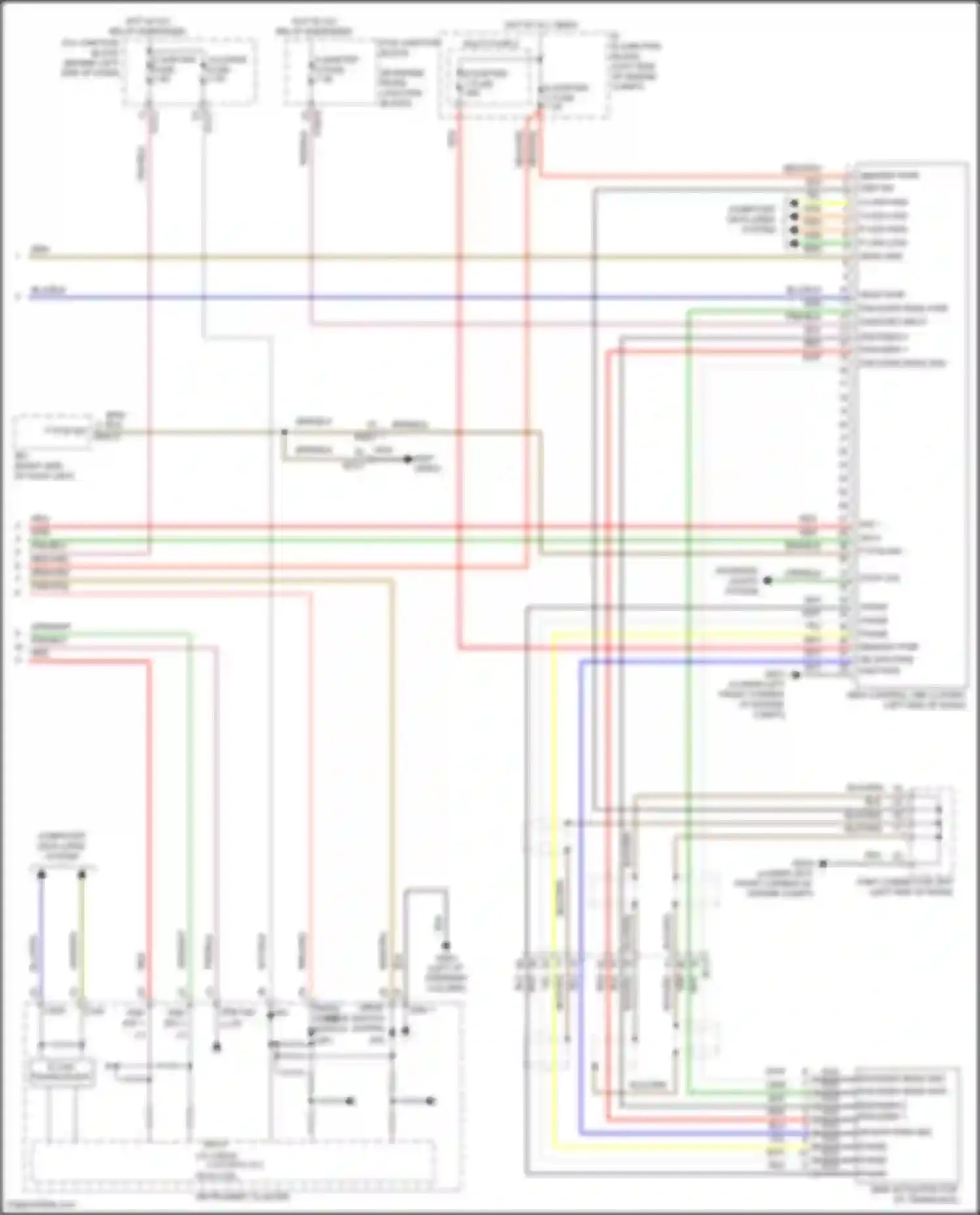Wiring diagram encoder 2 encoder 1 for Kia Sorento IV (2020-2024) (1 of 1)