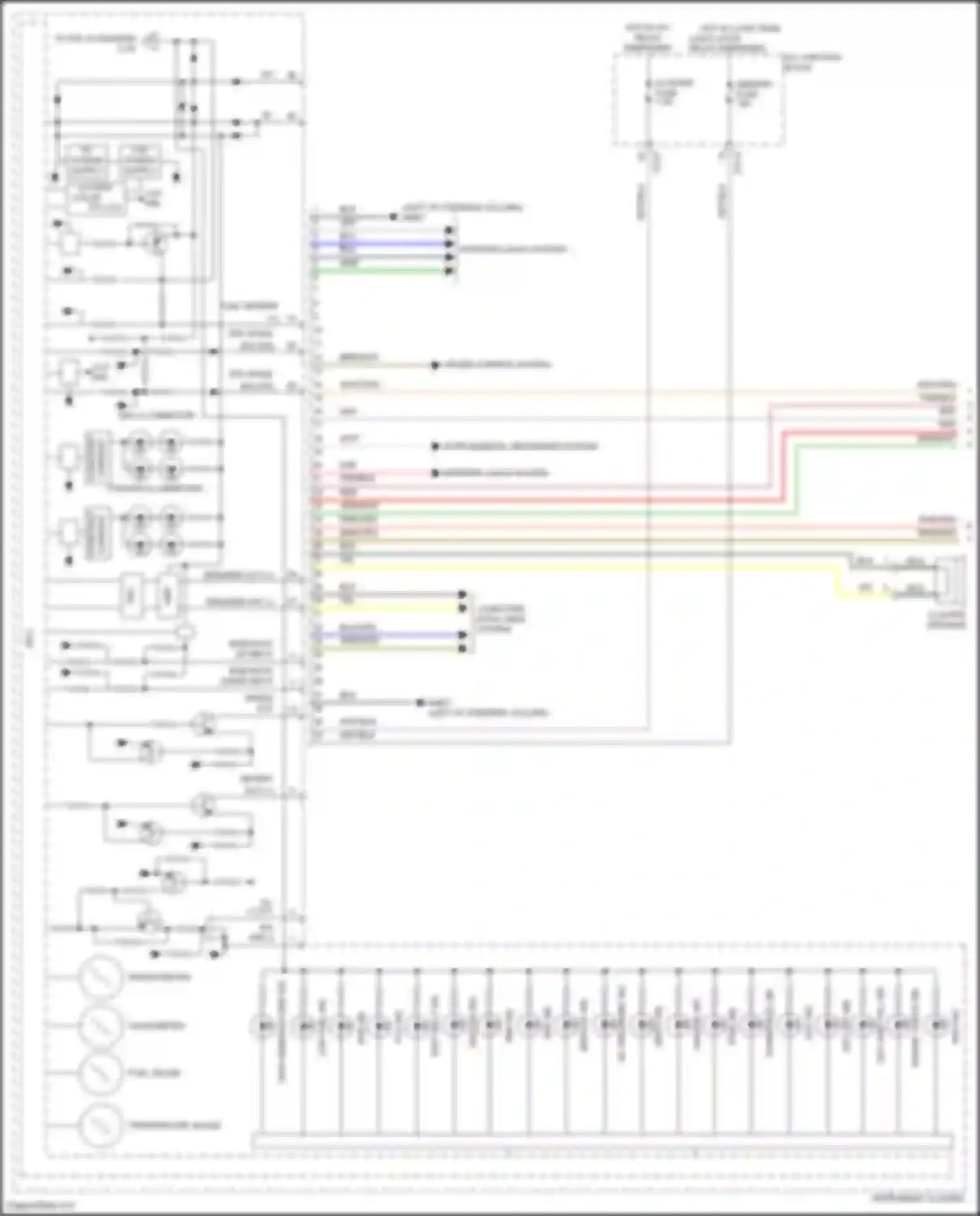 Wiring diagram esc ind for Kia Sorento IV (2020-2024) (5 of 5)