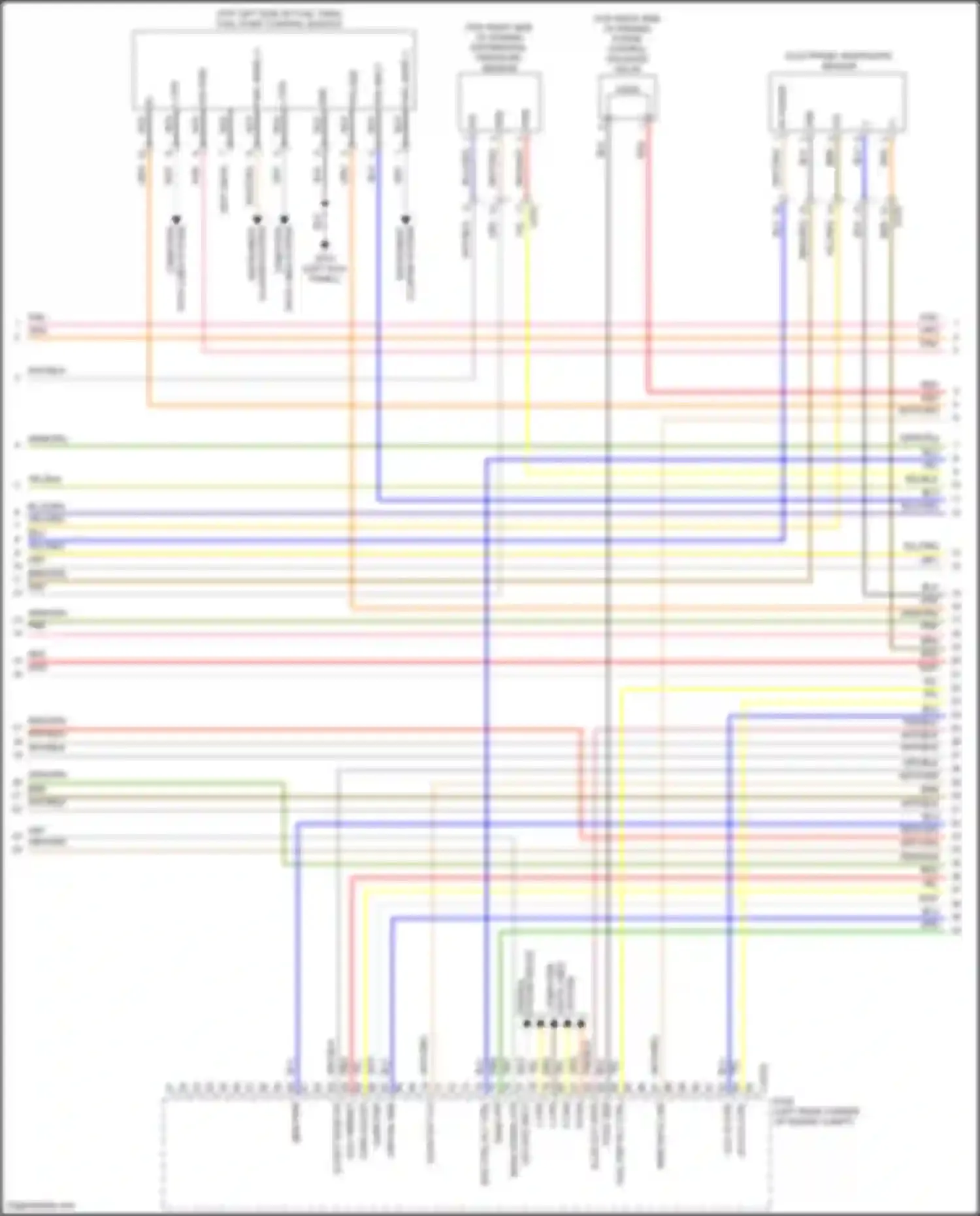Wiring diagram fuel pmp rly ctrl for Kia Sorento IV (2020-2024) (1 of 2)