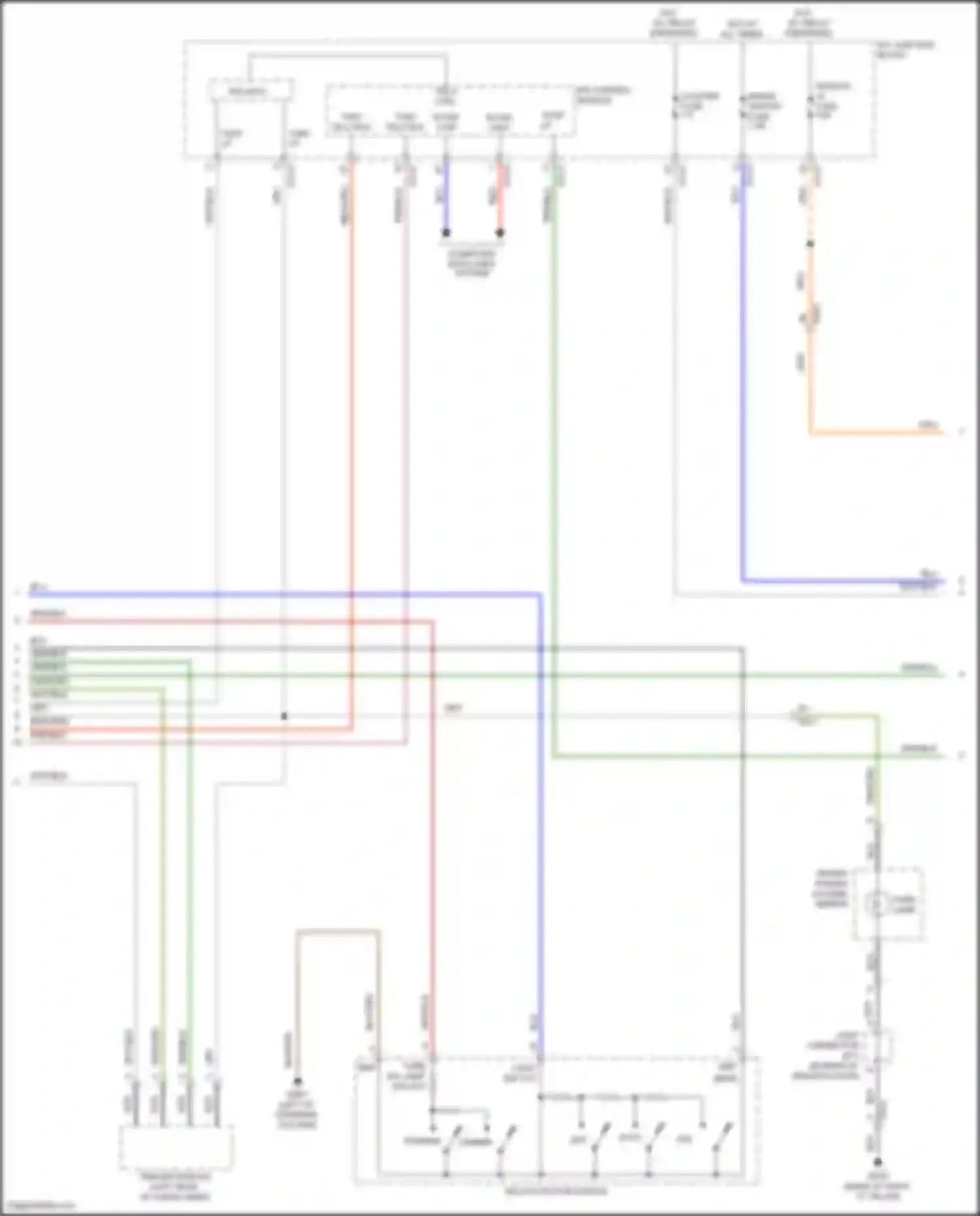 Wiring diagram grn/blk for Kia Sorento IV (2020-2024) (27 of 90)
