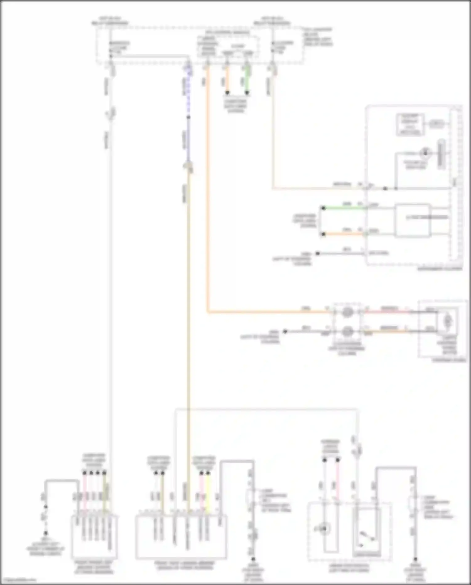 Wiring diagram gry/org for Kia Sorento IV (2020-2024) (46 of 107)