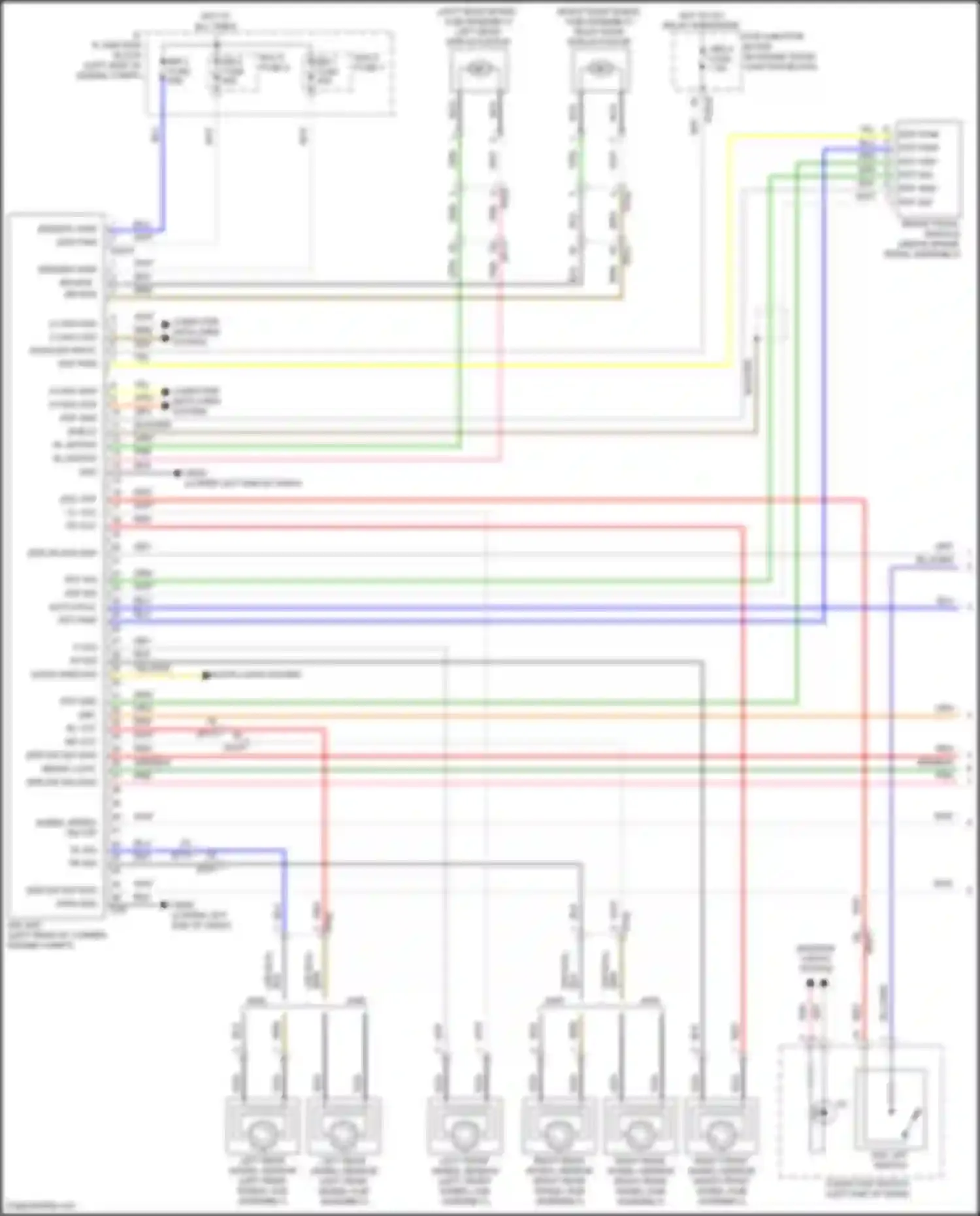 Wiring diagram h-can high for Kia Sorento IV (2020-2024) (4 of 10)