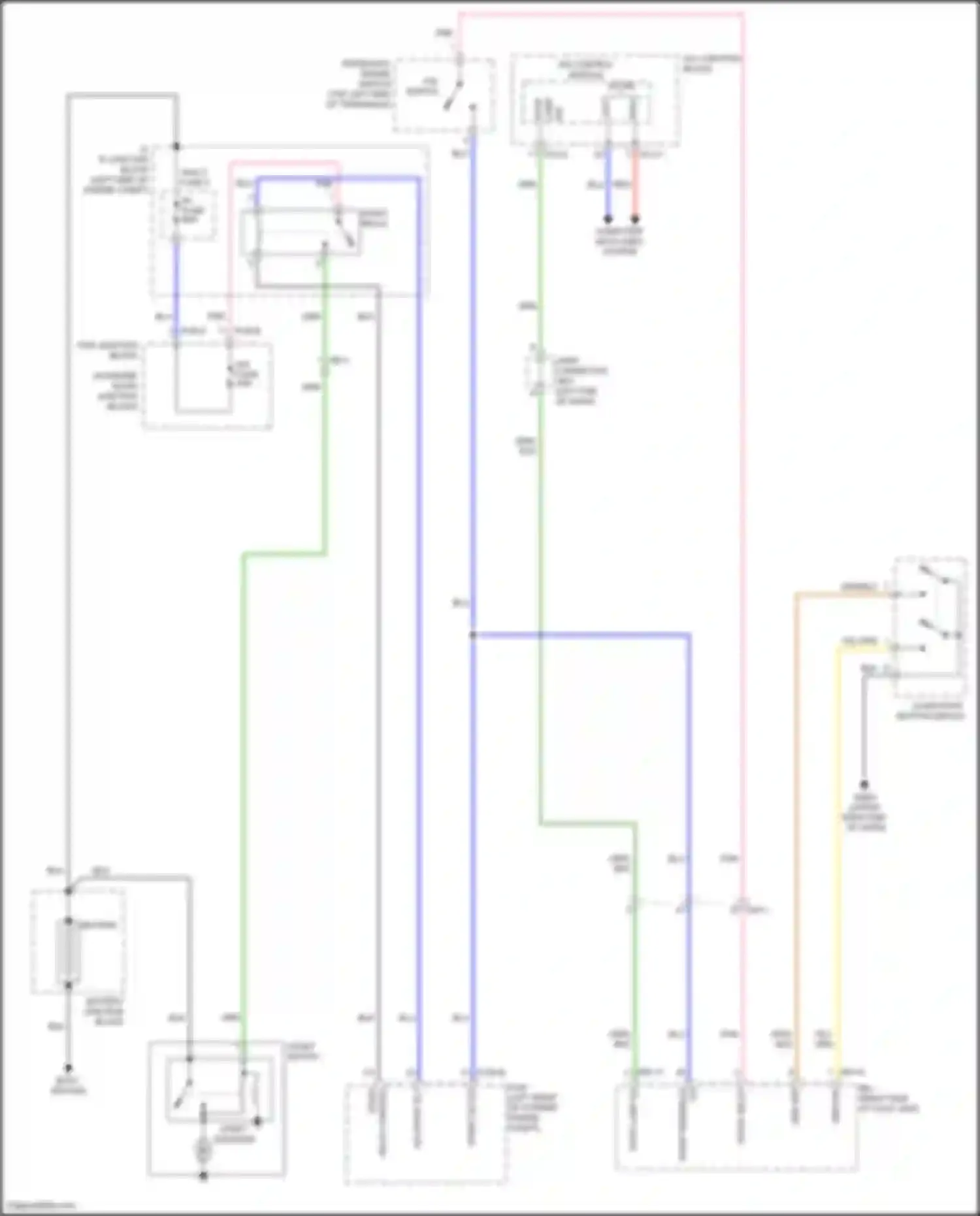 Wiring diagram icu-a for Kia Sorento IV (2020-2024) (42 of 45)
