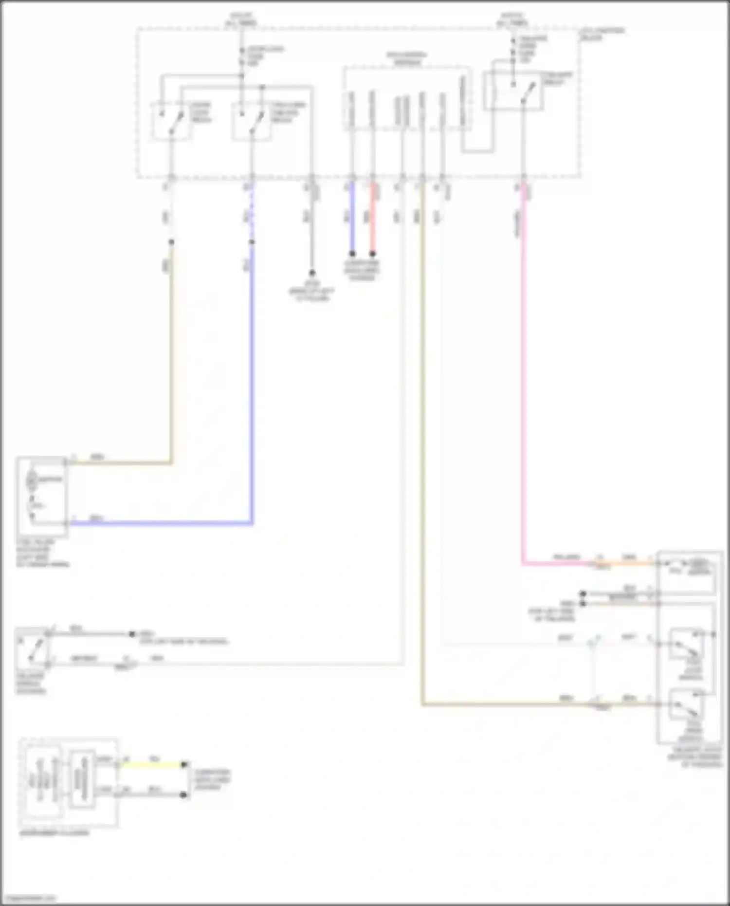 Wiring diagram icu-e for Kia Sorento IV (2020-2024) (20 of 22)