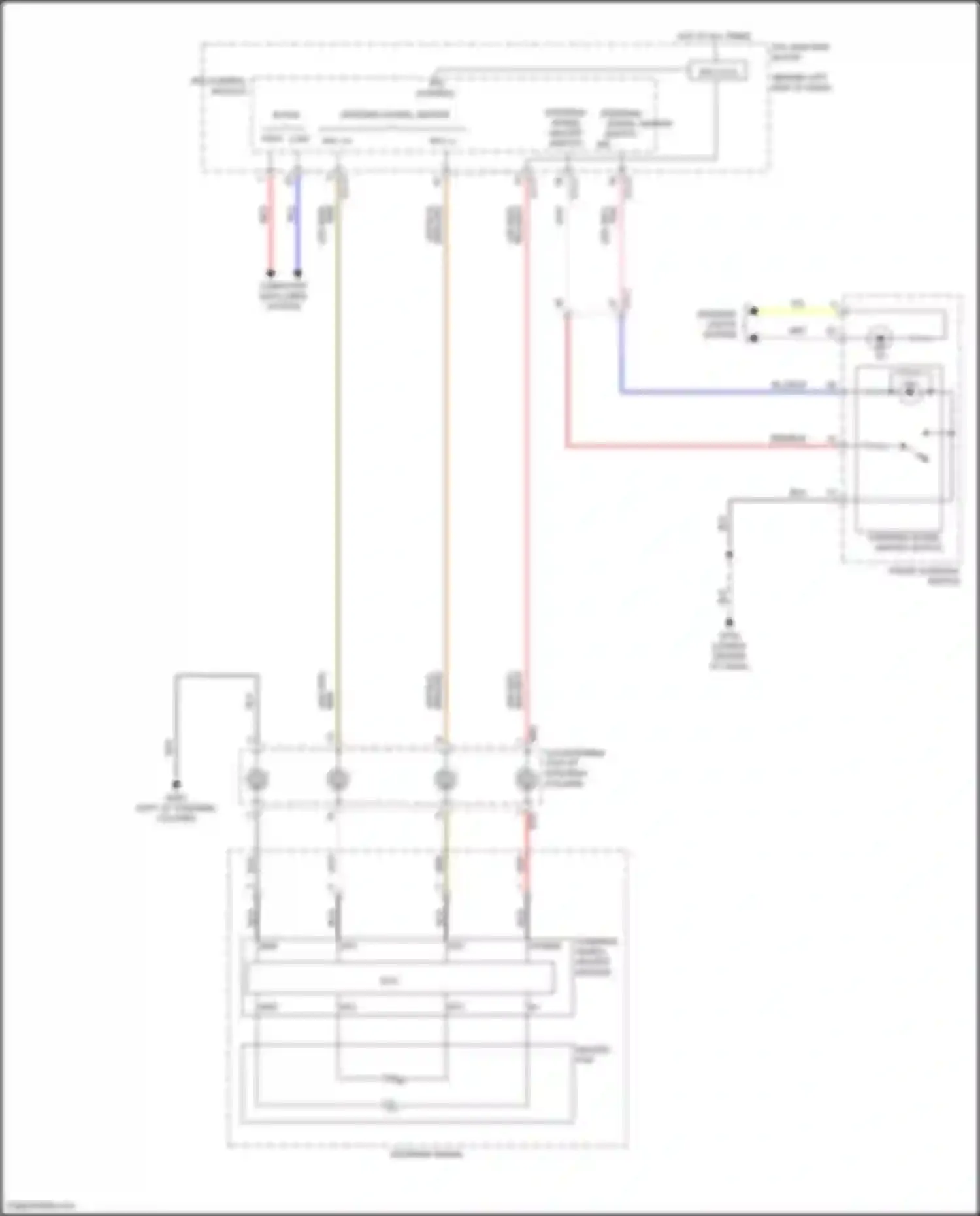 Wiring diagram icu-h for Kia Sorento IV (2020-2024) (45 of 55)