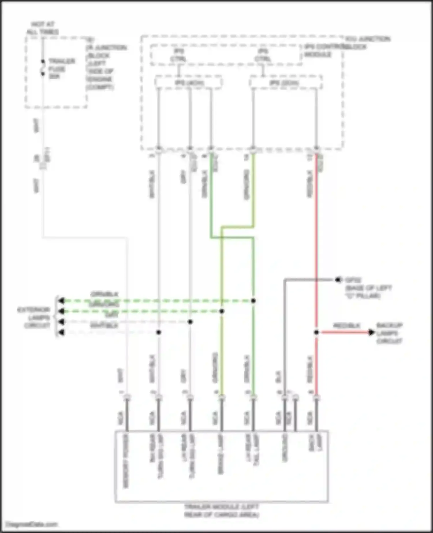 Wiring diagram icu junction block for Kia Sorento IV (2020-2024) (59 of 146)