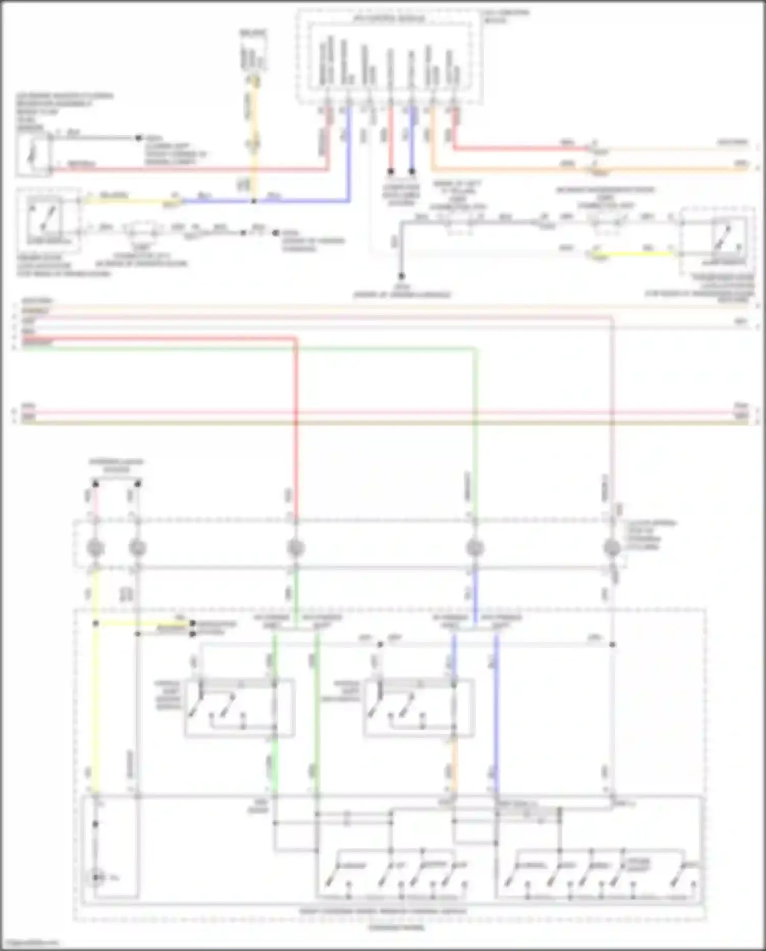 Wiring diagram ieb unit for Kia Sorento IV (2020-2024) (7 of 17)