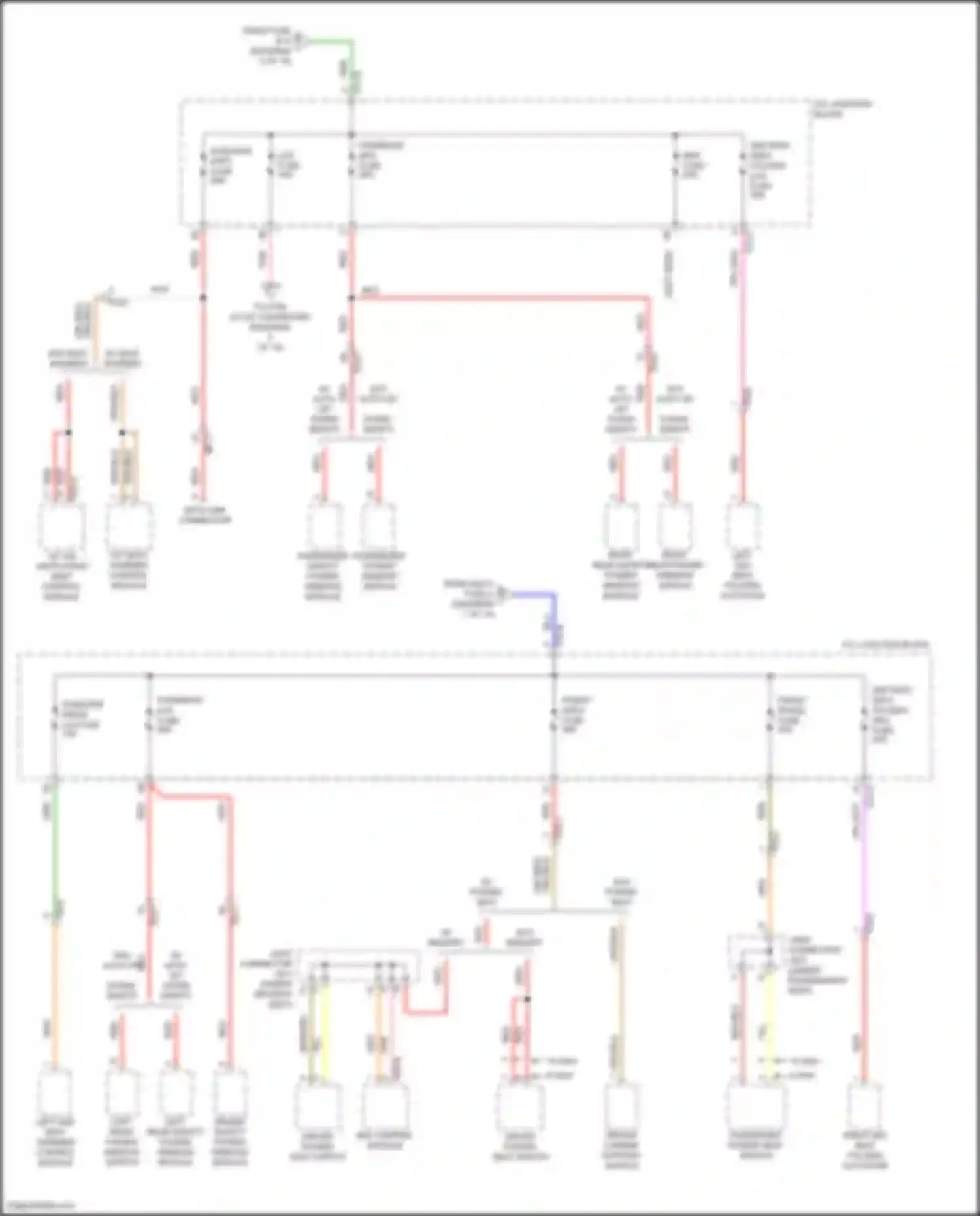 Wiring diagram ldc fuse for Kia Sorento IV (2020-2024) (2 of 3)